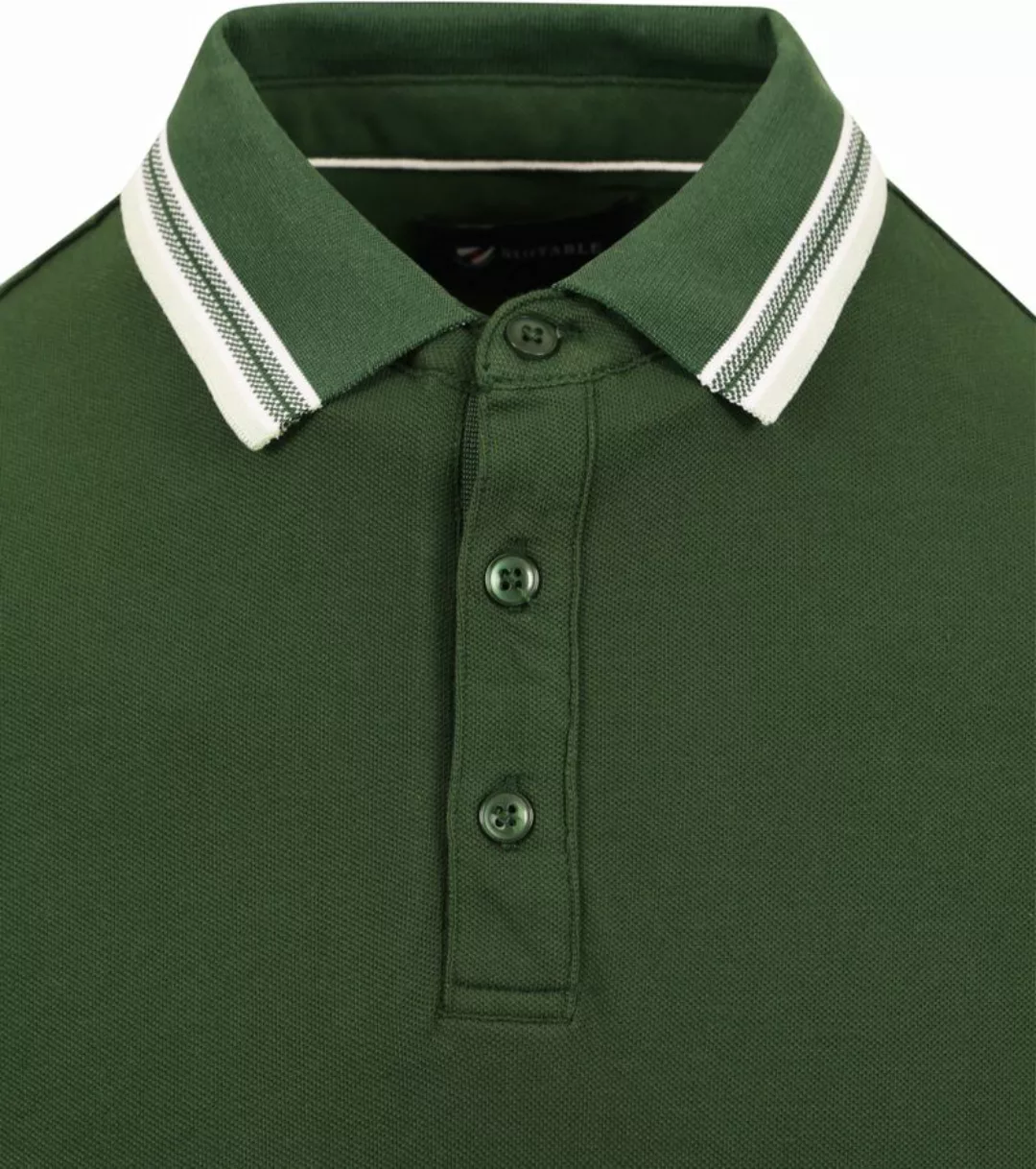 Suitable Kick Poloshirt Dunkelgrün - Größe XL günstig online kaufen