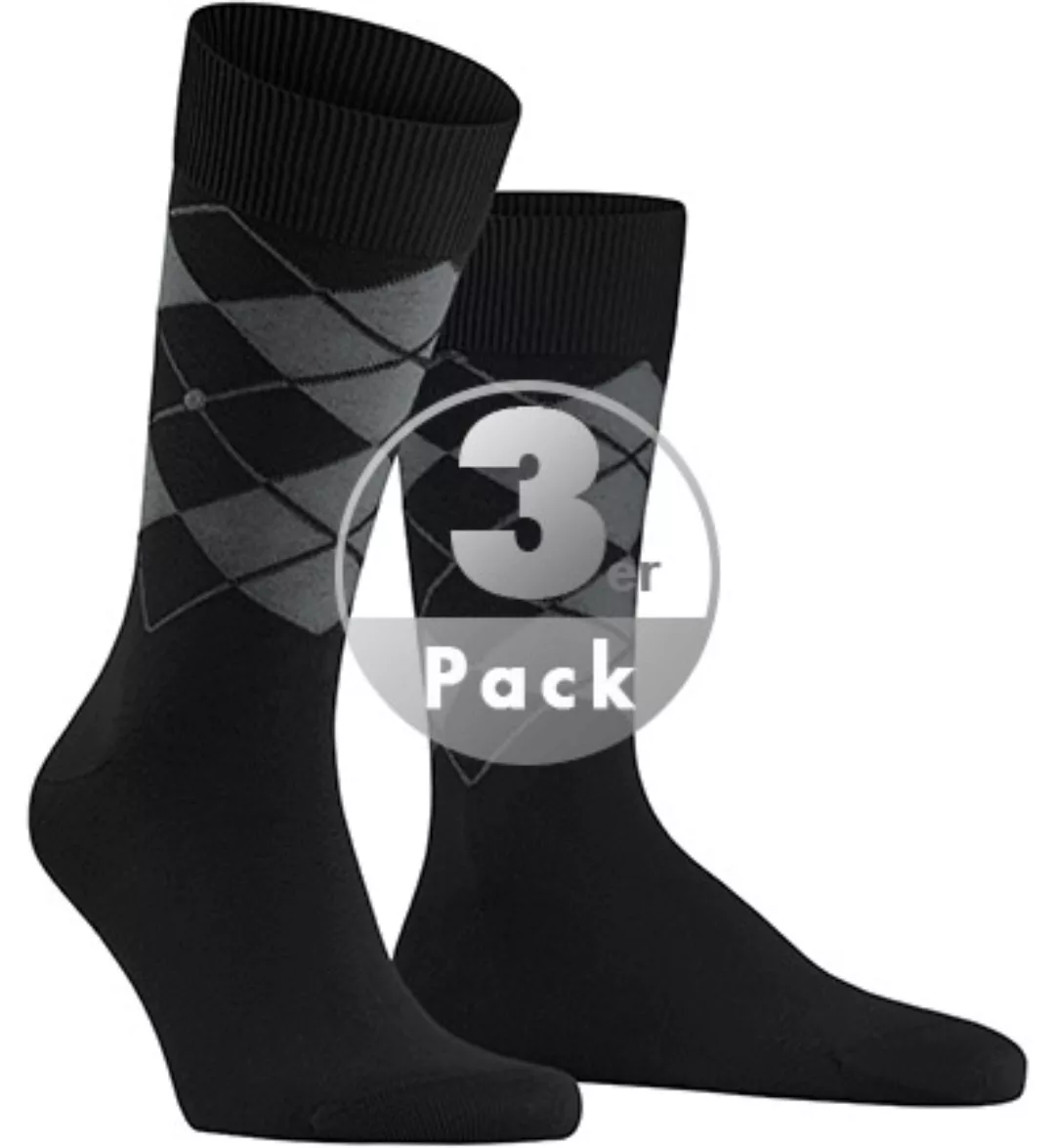 Burlington Bolton Herren Socken, 40-46, Blau, Argyle, Baumwolle, 21060-6120 günstig online kaufen