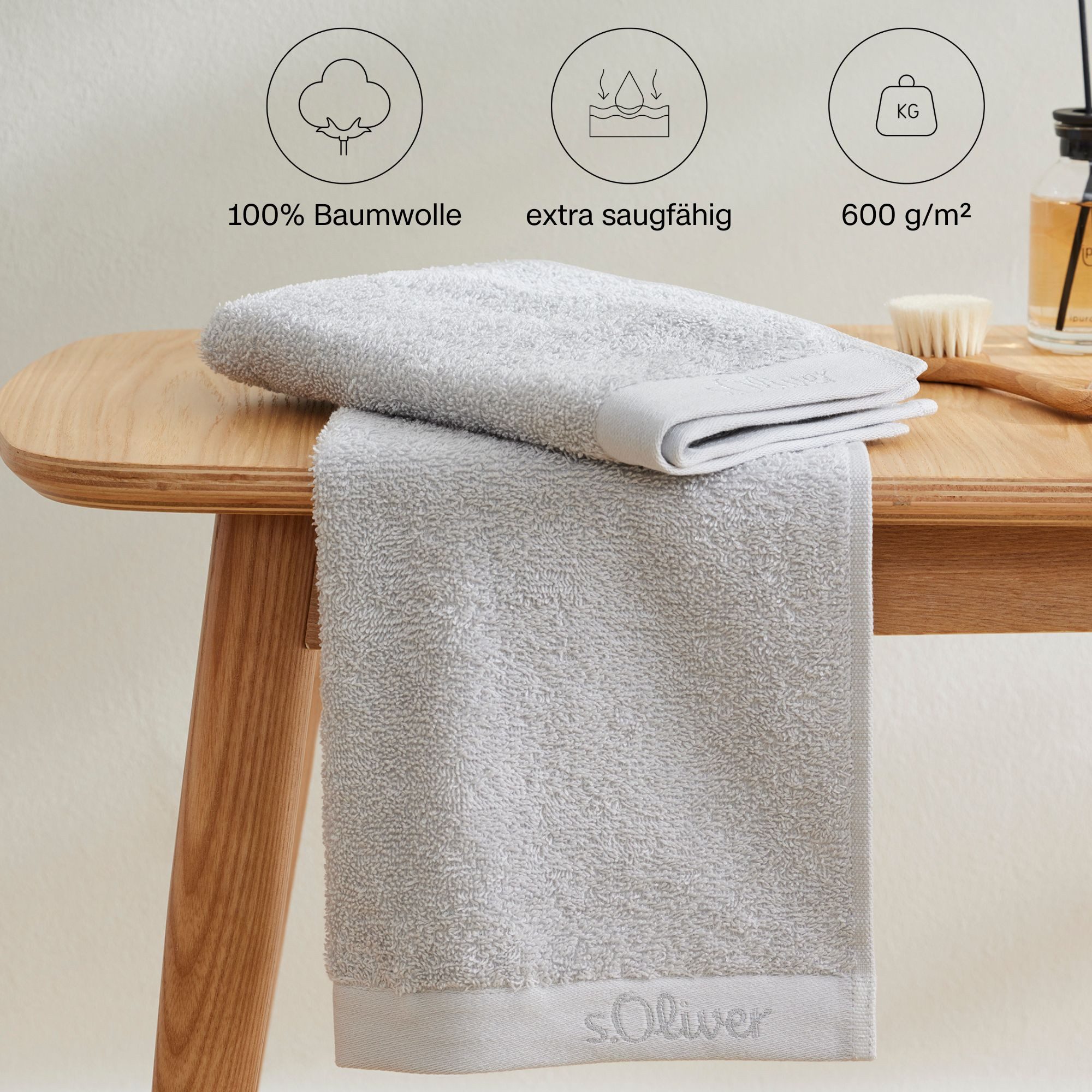 s.Oliver Handtuch Set »s.Oliver, Premium Qualität, 600 gr/m²«, (Set, 6 St., günstig online kaufen