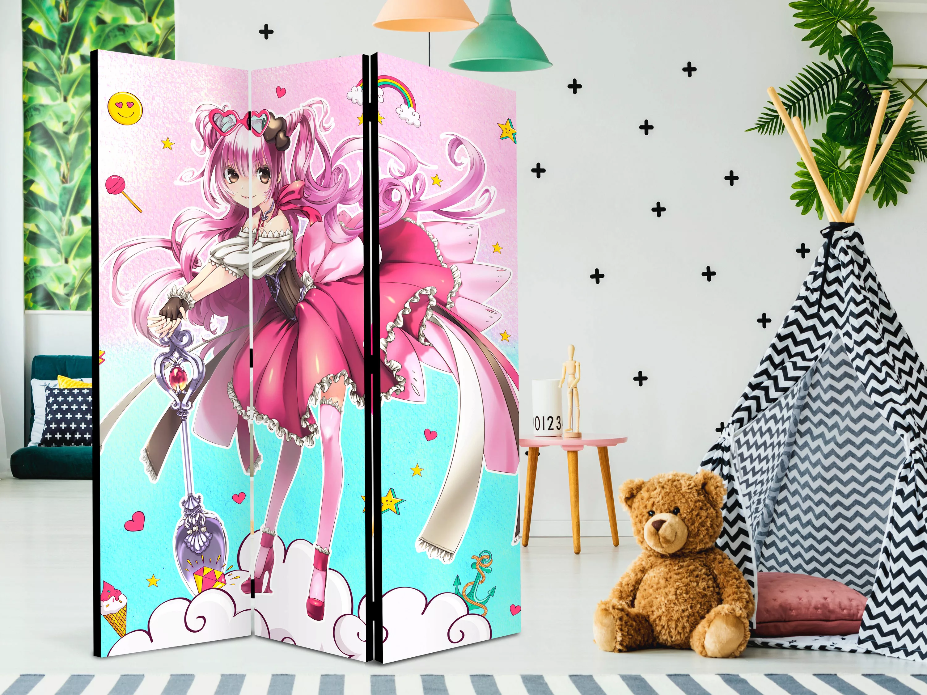 3-teiliges Paravent - Sorceress Miko [room Dividers] günstig online kaufen