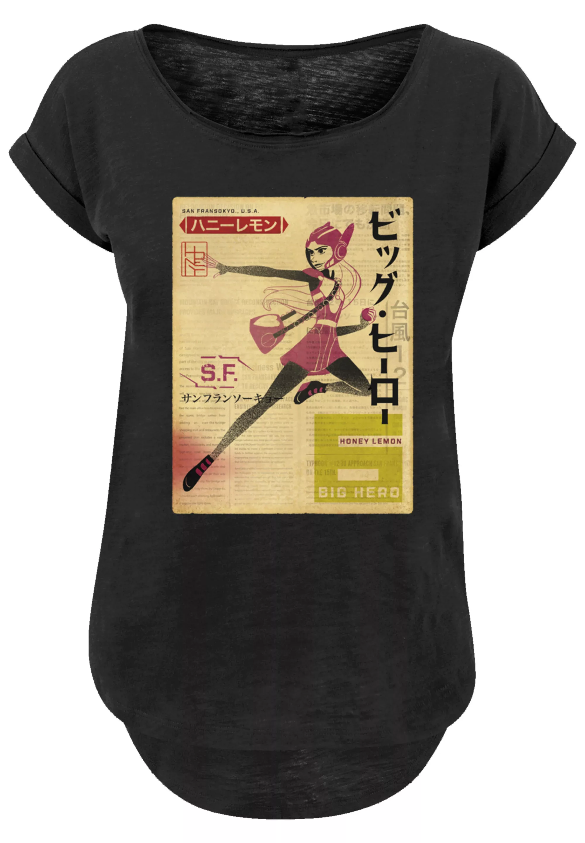 F4NT4STIC T-Shirt "Big Hero 6 Honey Lemon Newspaper", Premium Qualität günstig online kaufen