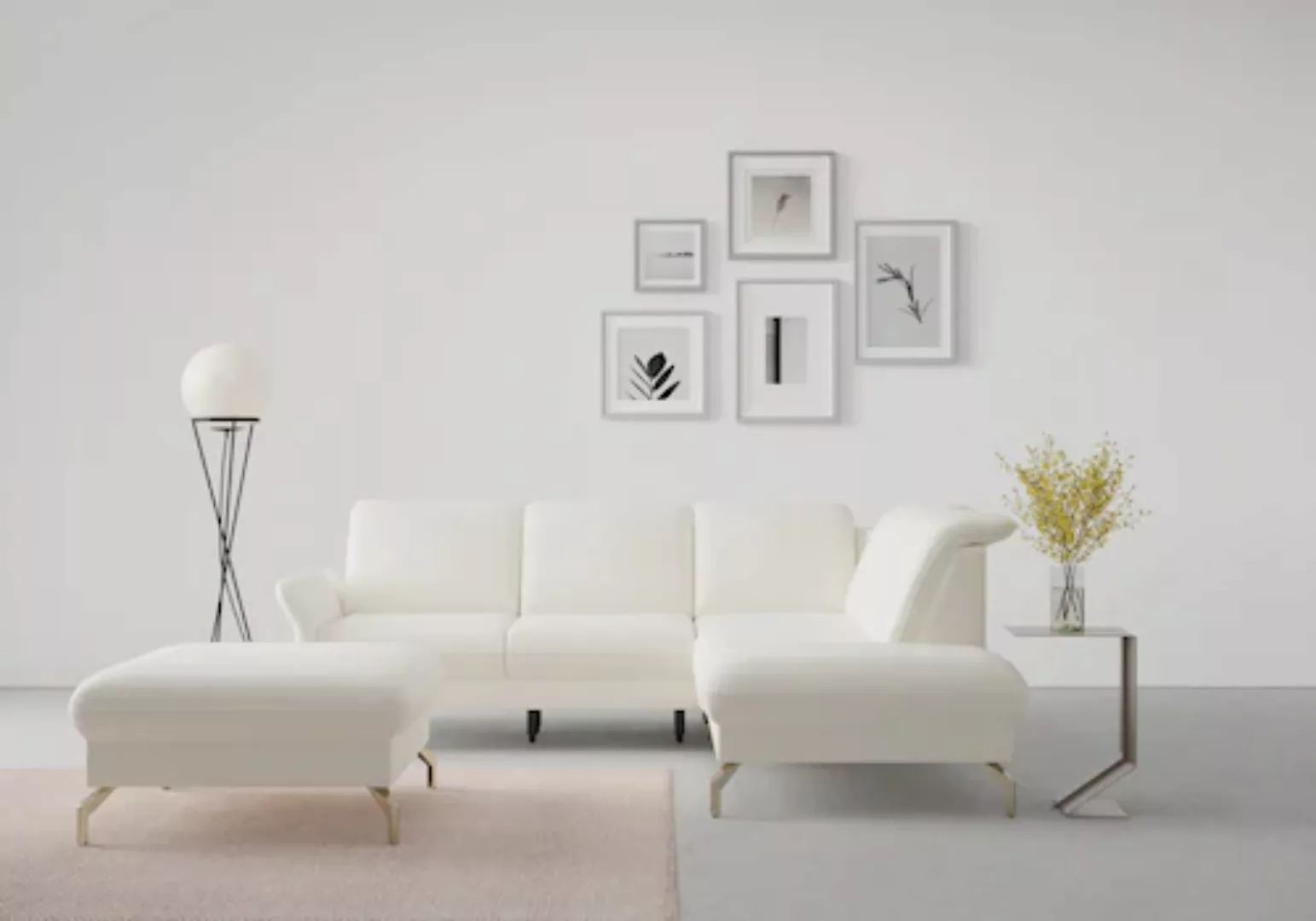 sit&more Ecksofa »Fashion L-Form«, wahlweise mit Kopfteilverstellung, Vorzi günstig online kaufen