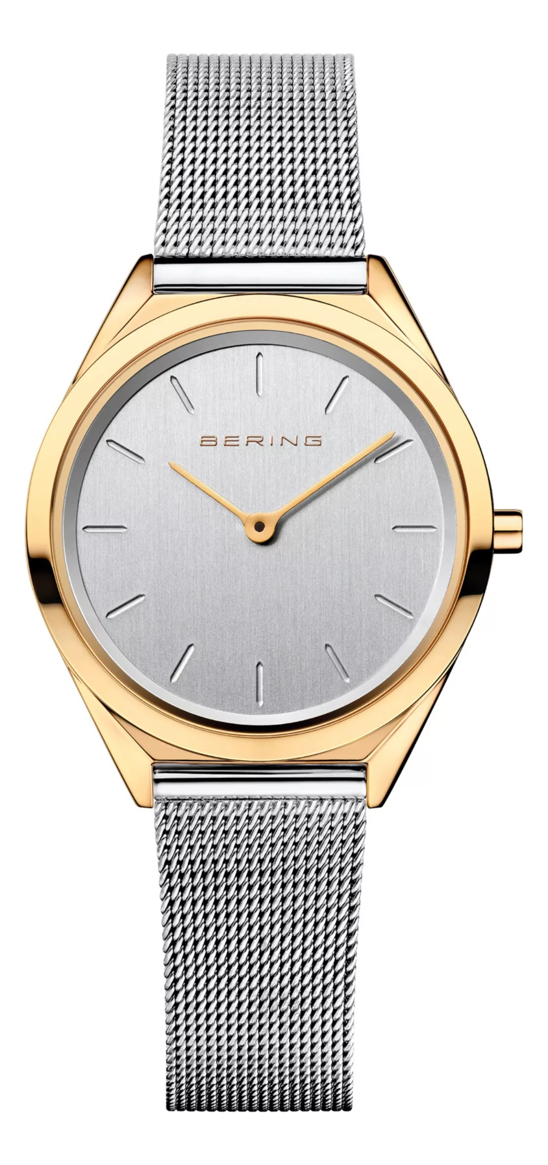 Bering Armbanduhr mit Milanaise Armband ultra slim 17031-010 Damenuhr günstig online kaufen