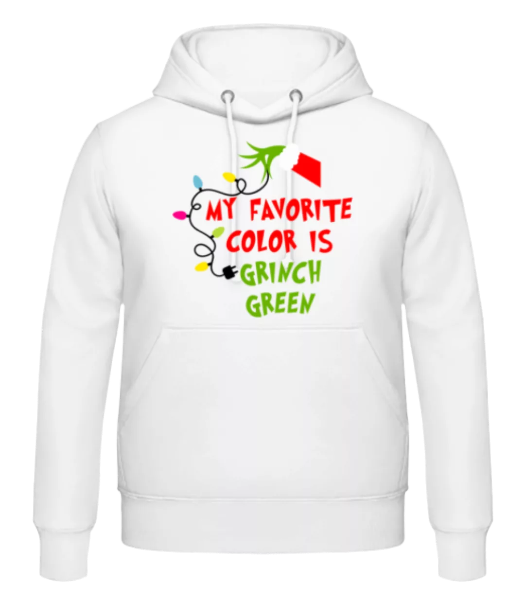 My Favorite Color Is Grinch Green · Männer Hoodie günstig online kaufen