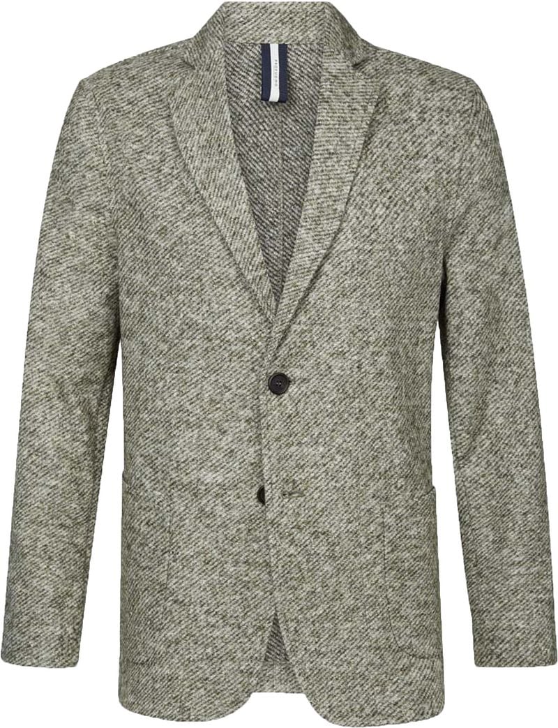 Profuomo Blazer Wolle Grün Melange - Größe 50 günstig online kaufen