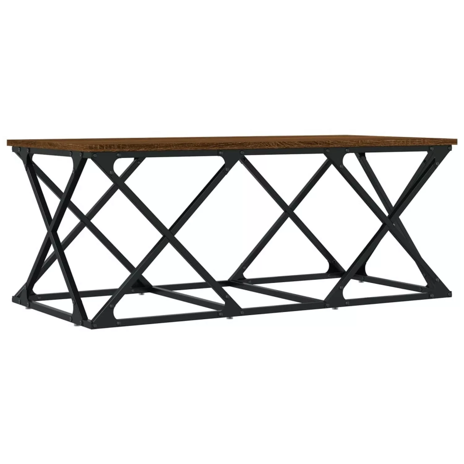 vidaXL Couchtisch Braun Eichen-Optik 100x49x40 cm Holzwerkstoff Modell 1 günstig online kaufen