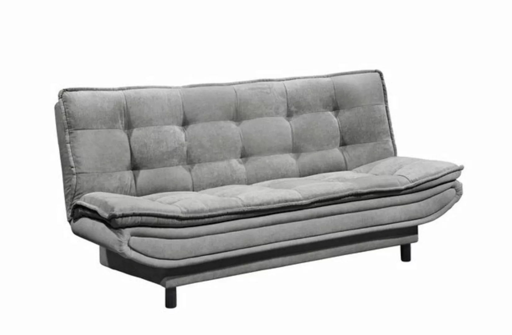 Black Red White Schlafsofa Liegefläche 188x118cm, dark grey - 188x90x89 (Bx günstig online kaufen