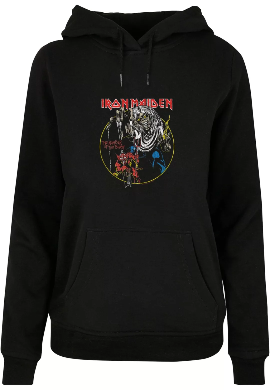 Merchcode Kapuzenpullover "Merchcode Damen Ladies Iron Maiden - Colours Cir günstig online kaufen