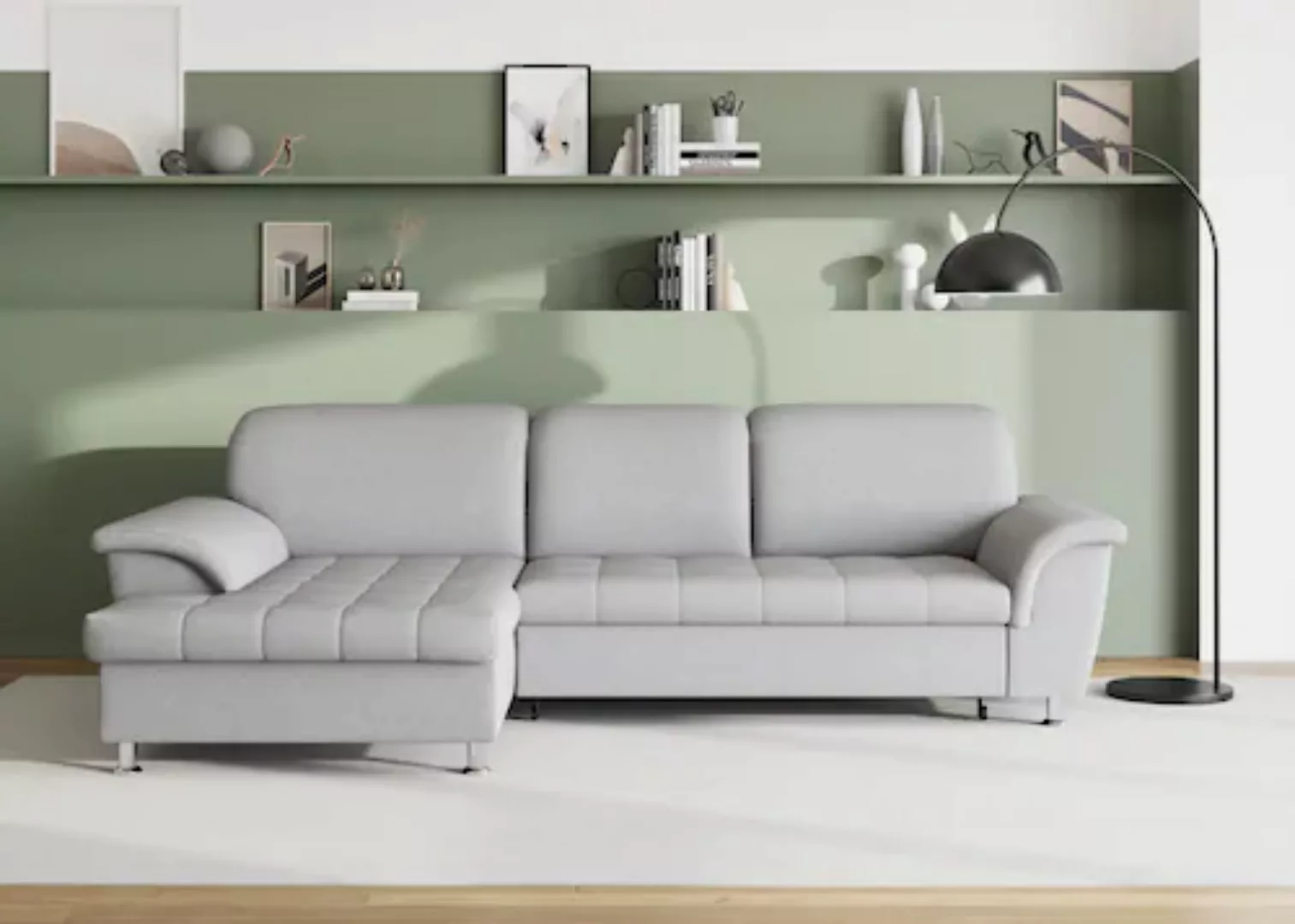 DOMO collection Ecksofa Franzi, wahlweise mit Bettfunktion, Bettkasten und günstig online kaufen