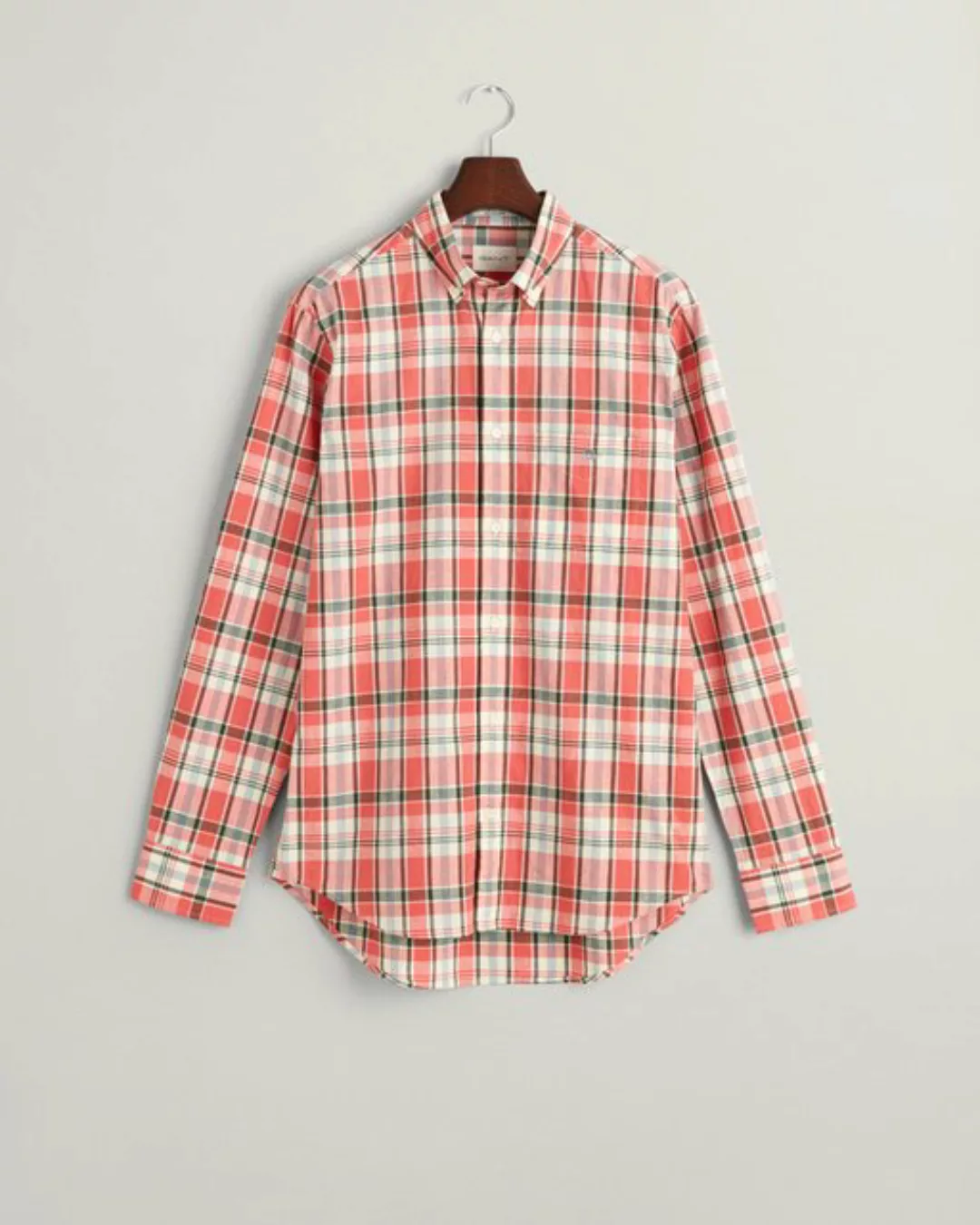 Gant Blusenshirt REG COTTON LINEN CHECK SHIRT günstig online kaufen