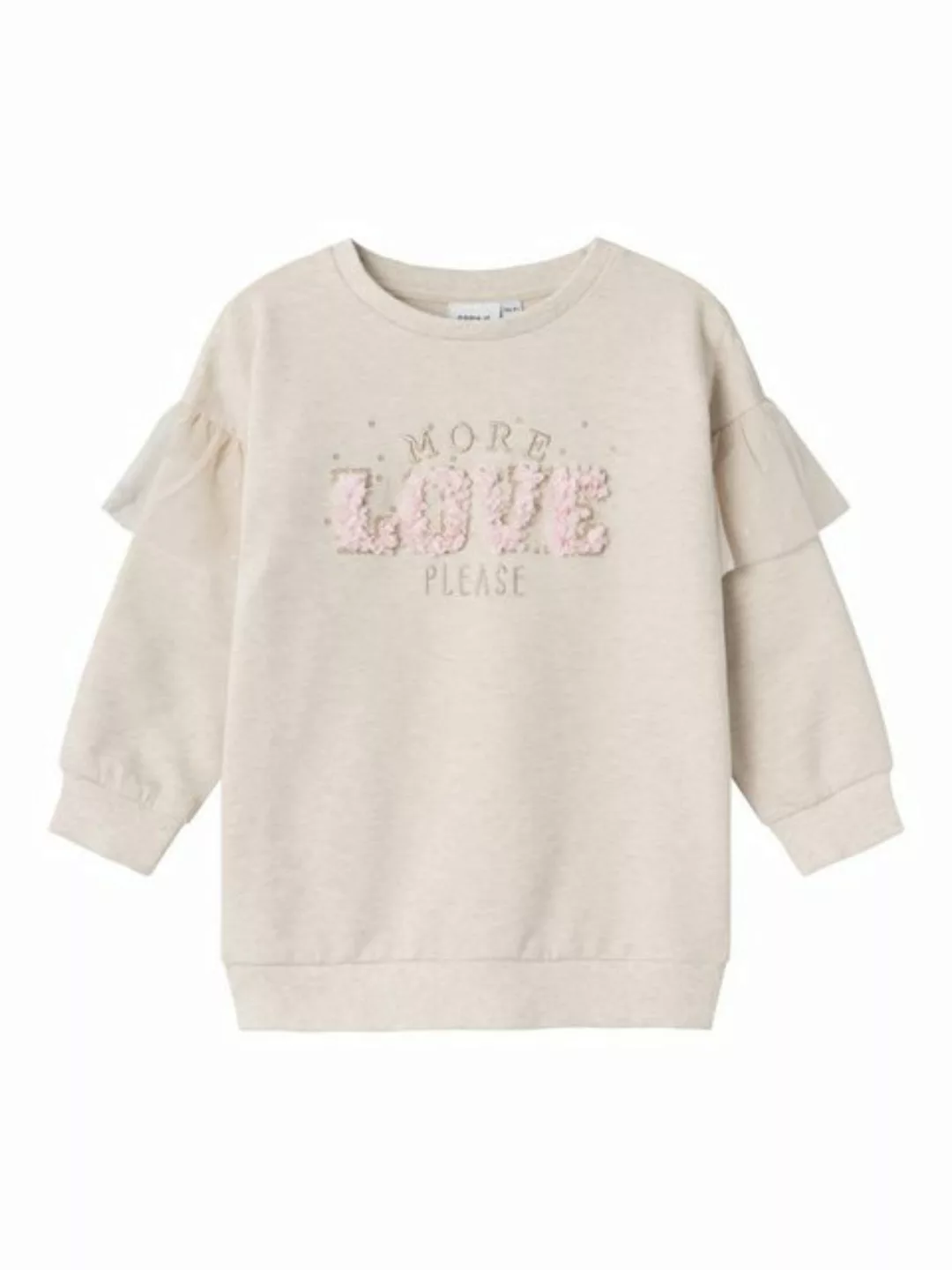 Name It Sweatshirt LISSY (1-tlg) Rüschen, Weiteres Detail, Stickerei günstig online kaufen