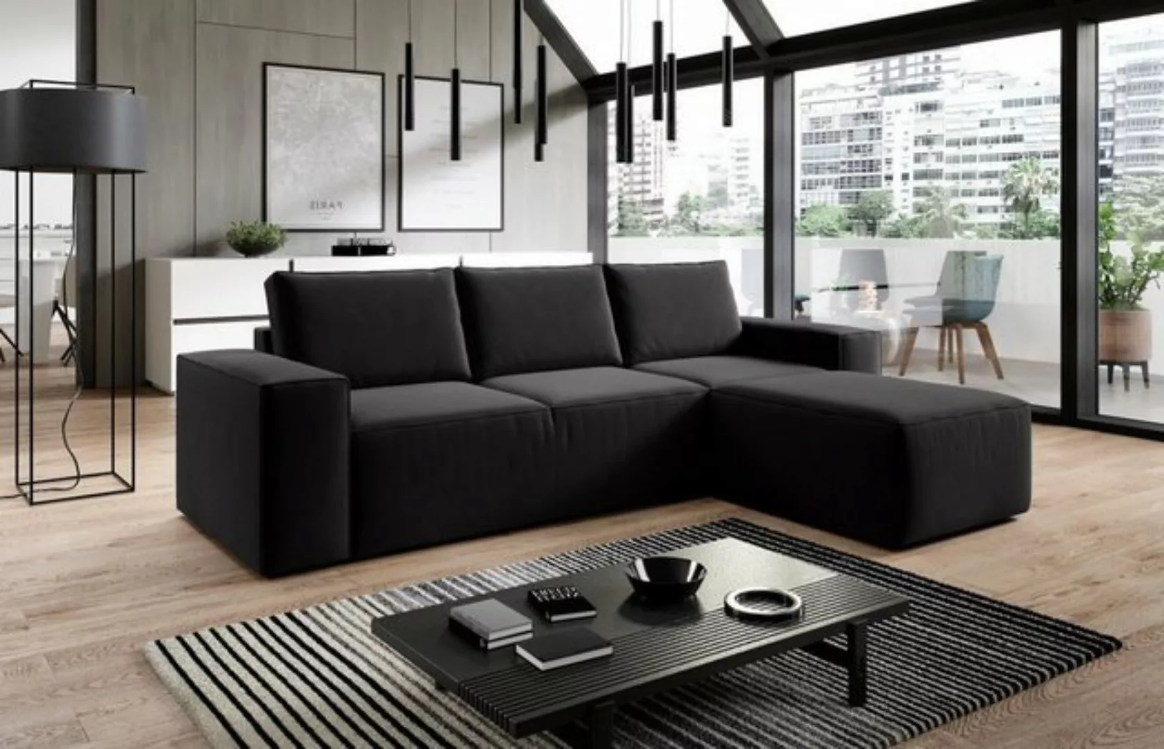 Luxusbetten24 Schlafsofa Designer Sofa Solaris, mit Schlaffunktion und Stau günstig online kaufen