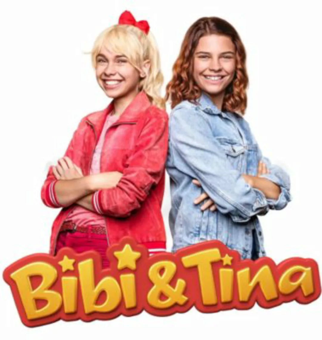 Deco4family Wandtattoo Bibi & Tina - zwei Freundinnen mehrfarbig Gr. 35 x 3 günstig online kaufen