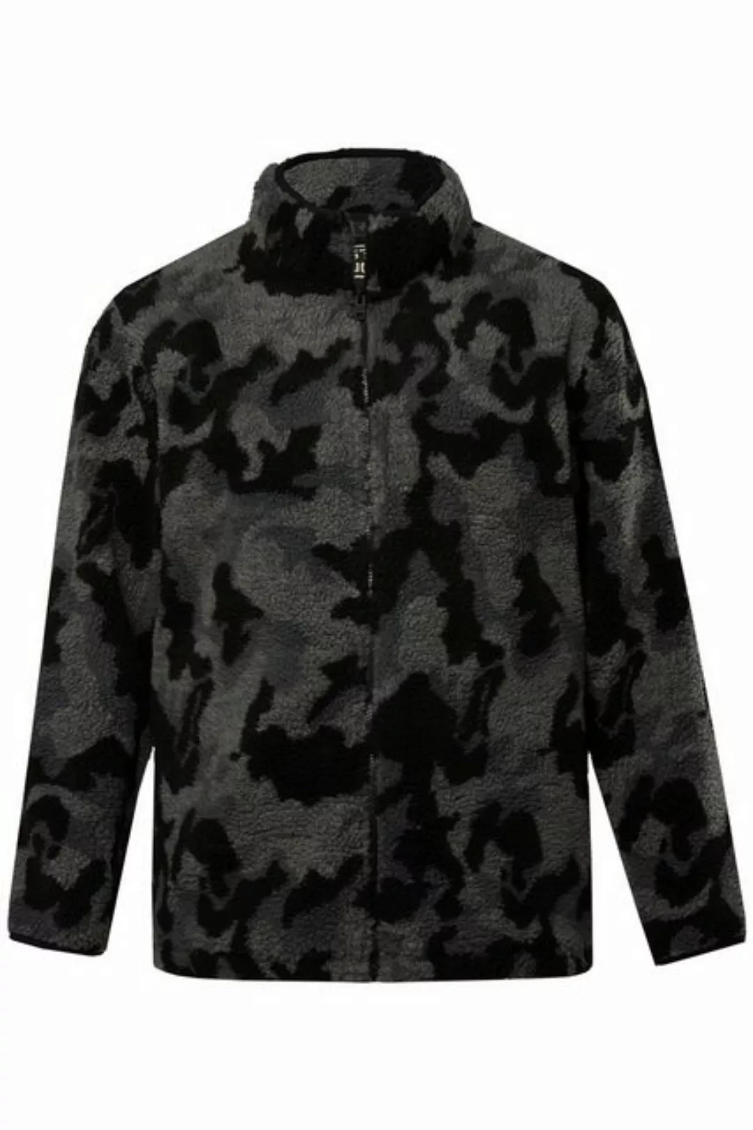 STHUGE Fleecejacke STHUGE Teddyjacke Camouflage Stehkragen bis 8 XL günstig online kaufen