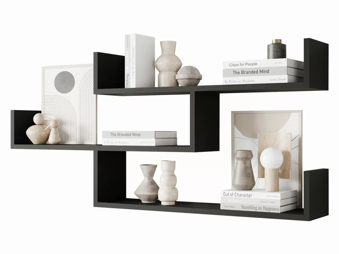 MIRJAN24 Wandregal Trio 003, 119x18x55 cm, günstig online kaufen