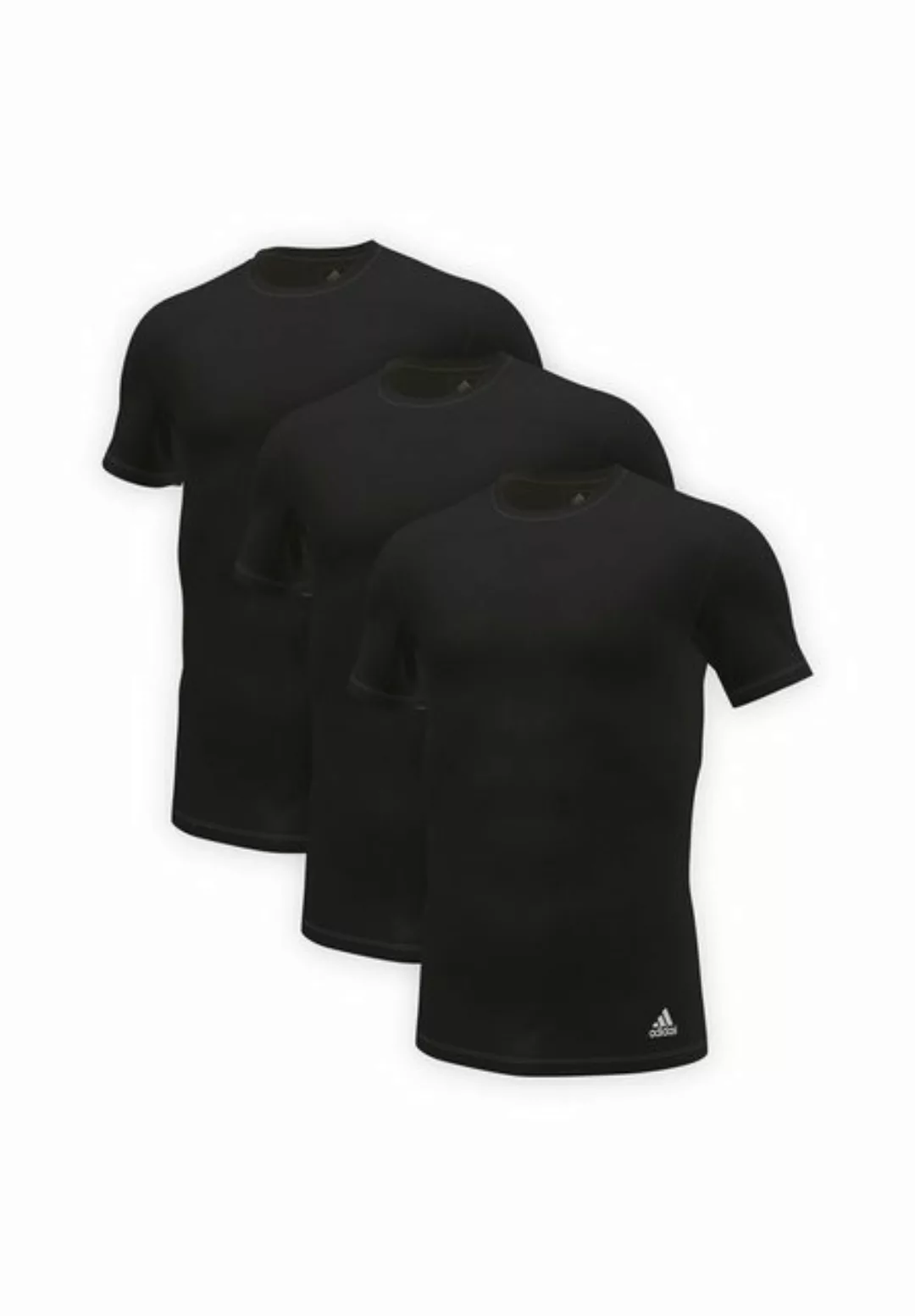 adidas Performance Poloshirt Crew Neck Shirt (3PK) (Packung, 3-tlg., 3er-Pa günstig online kaufen