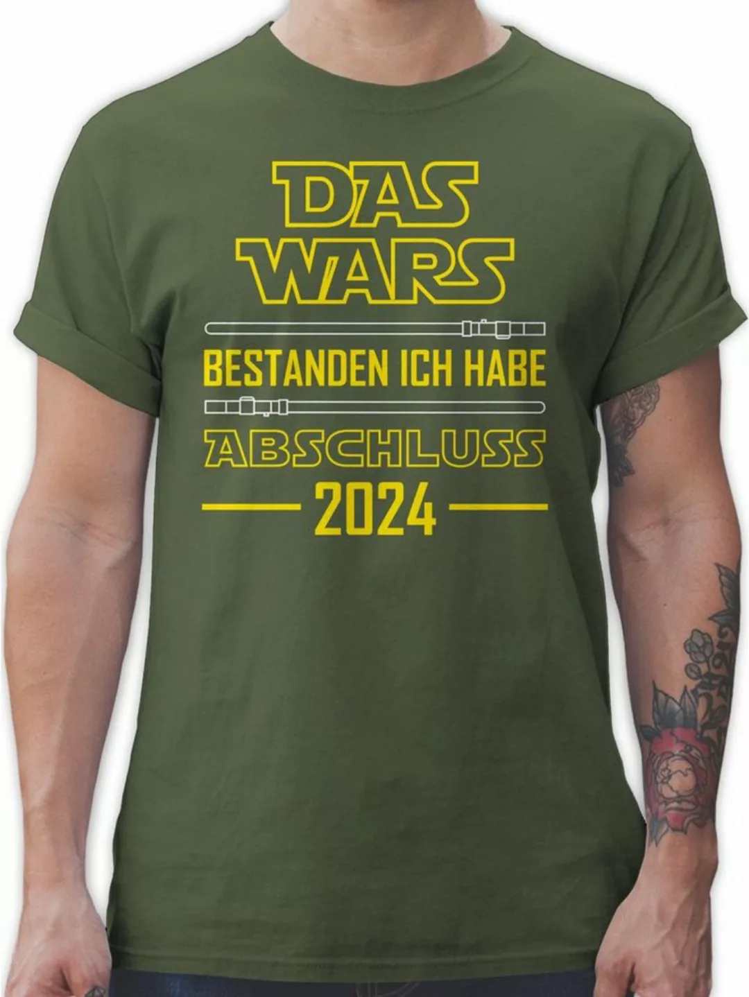 Shirtracer T-Shirt Das Wars bestanden ich habe Abi 2024 Abitur & Abschluss günstig online kaufen