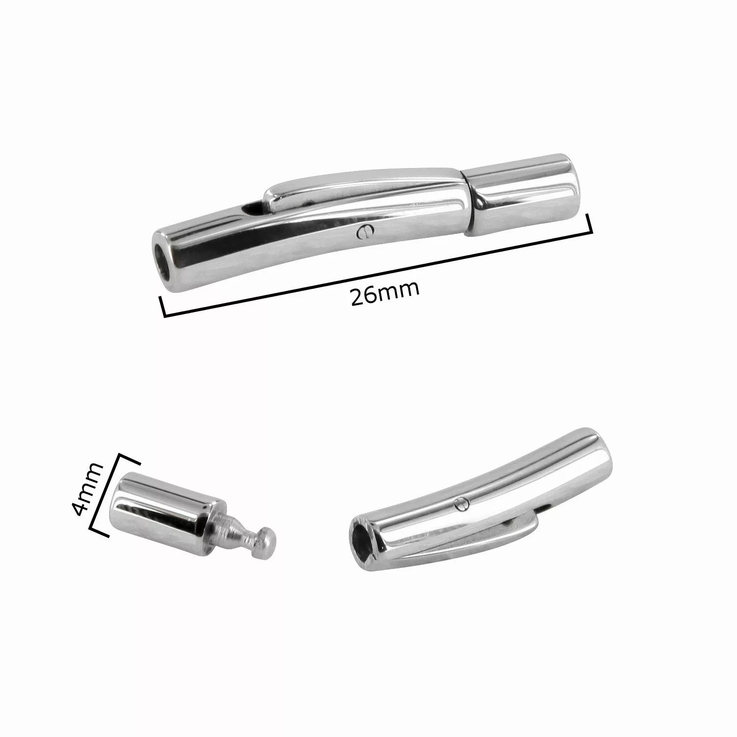 Auroris Schmuckset Hebeldruckverschluss aus Edelstahl (3-tlg., günstig online kaufen