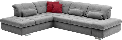 Die PlanBar Ecksofa "MP-IN17004 L-Form", wahlweise mit Bettfunktion, Sitzti günstig online kaufen