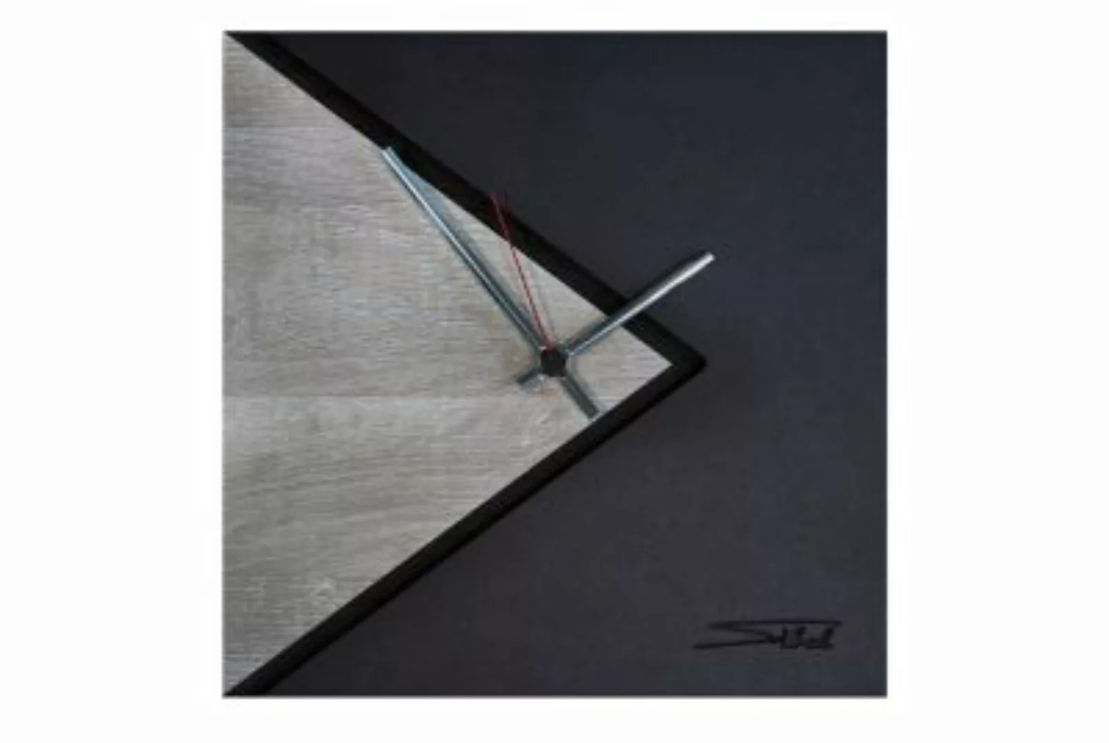 SIBAL Design.Home "Wanduhr Uhr ""Boot Up"" (30cm Durchmesser)" grau/schwarz günstig online kaufen