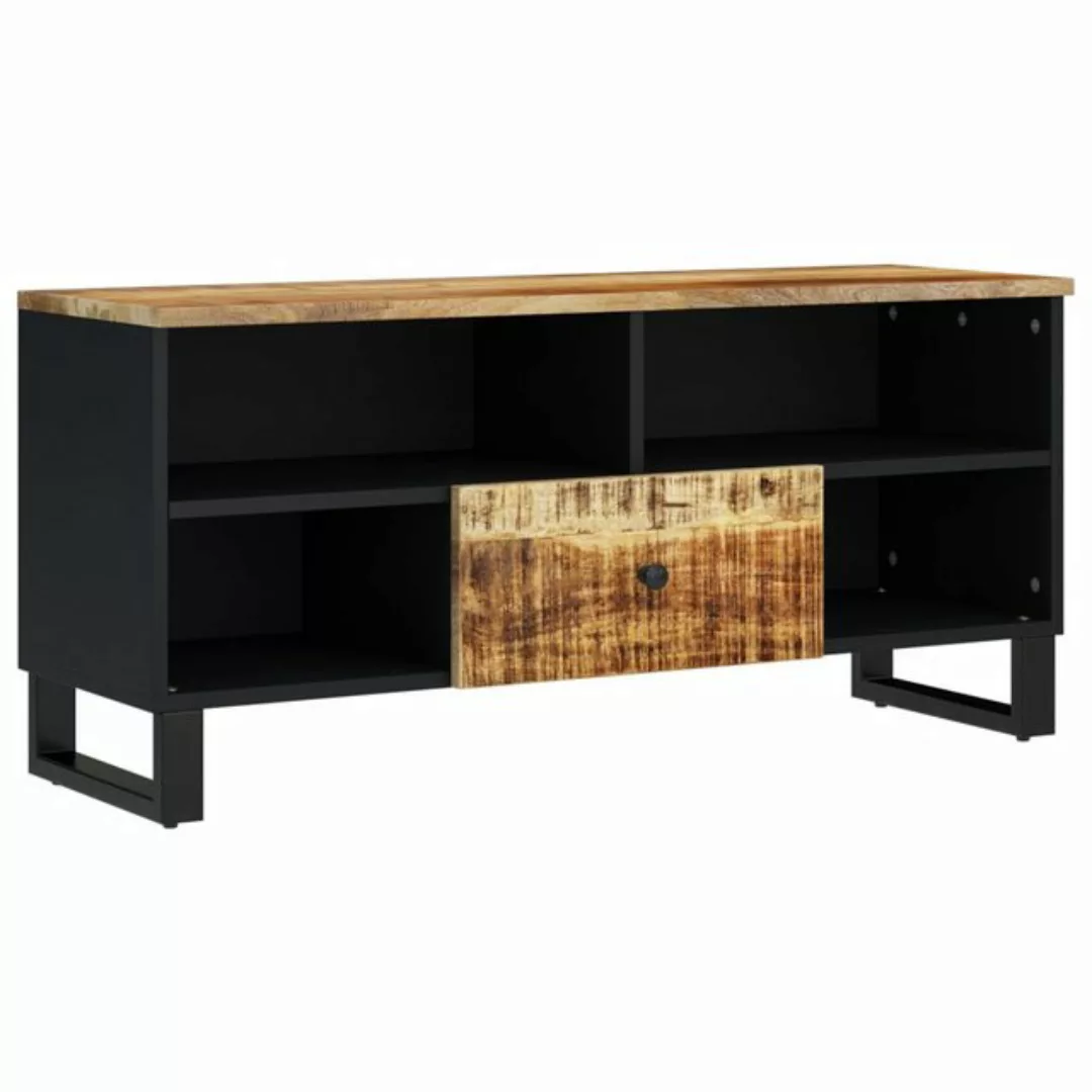 Vidaxl Tv-schrank 100x33x46 Cm Massivholz Mango & Holzwerkstoff günstig online kaufen