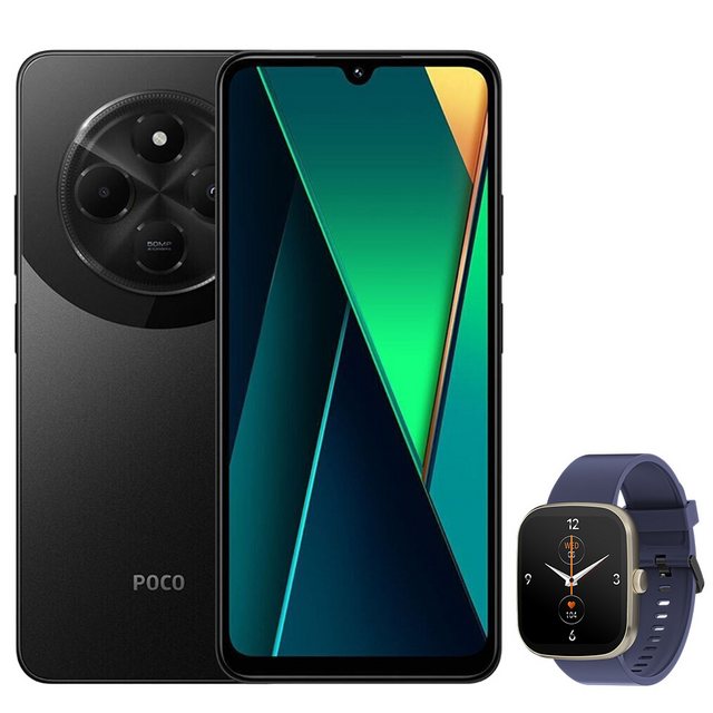 Xiaomi POCO C75 6+128GB Smartphone & Smartwatch Handy (6.88 Zoll, 50 MP Kam günstig online kaufen