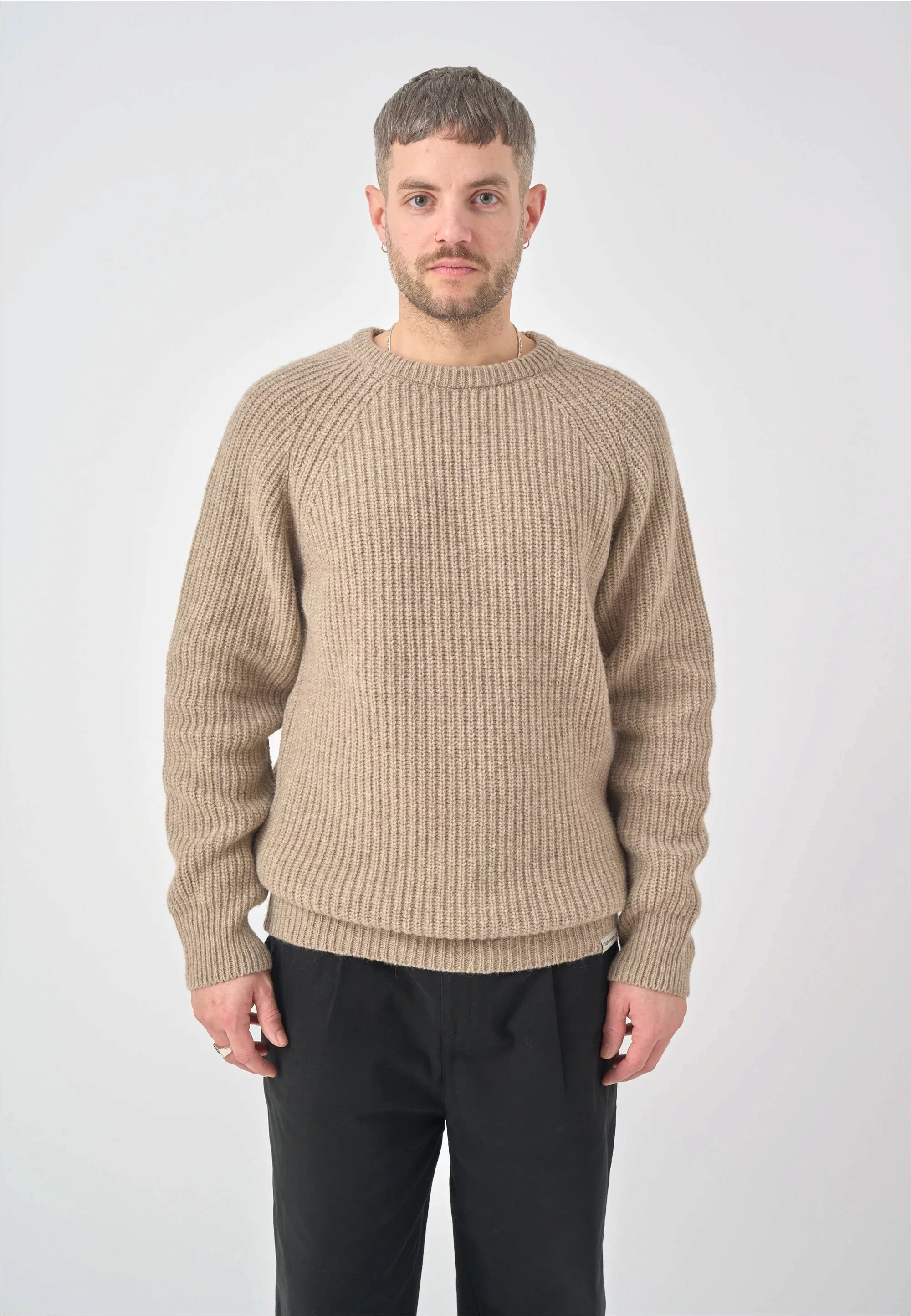 Cleptomanicx Strickpullover "Crewneck Ribber", mit bequemem Tragekomfort günstig online kaufen