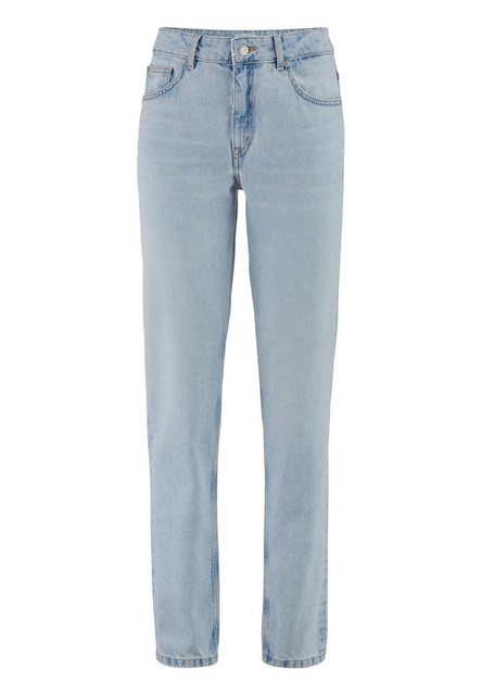 Hessnatur 5-Pocket-Jeans HANNA High Rise Mom aus reinem Bio-Denim (1-tlg) günstig online kaufen