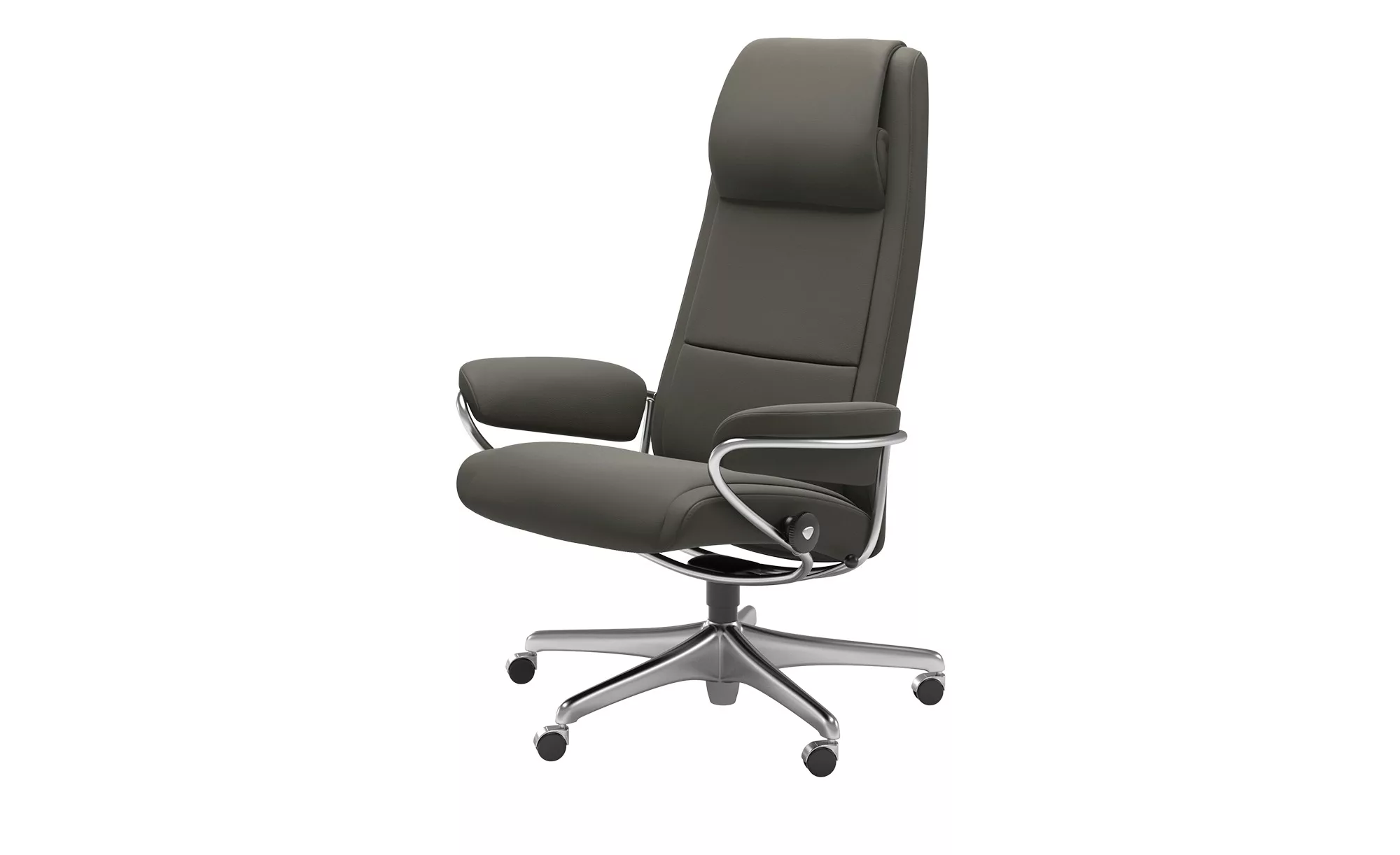 Stressless Drehstuhl  Paris Office ¦ grau ¦ Maße (cm): B: 80 H: 128 T: 70.0 günstig online kaufen