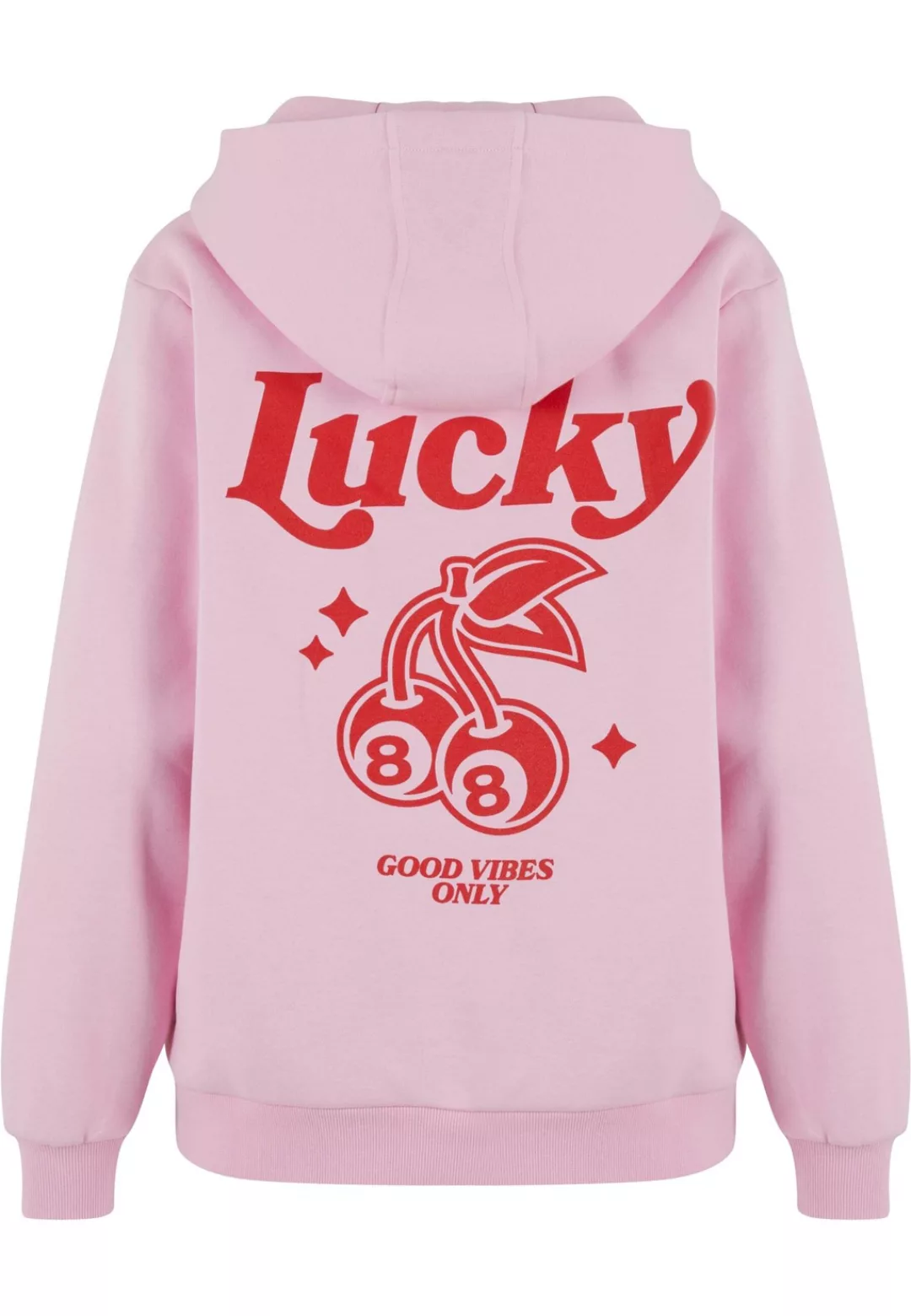 Miss Tee Kapuzenpullover "Miss Tee Lucky Cherry Ladies Fluffy Hoody" günstig online kaufen