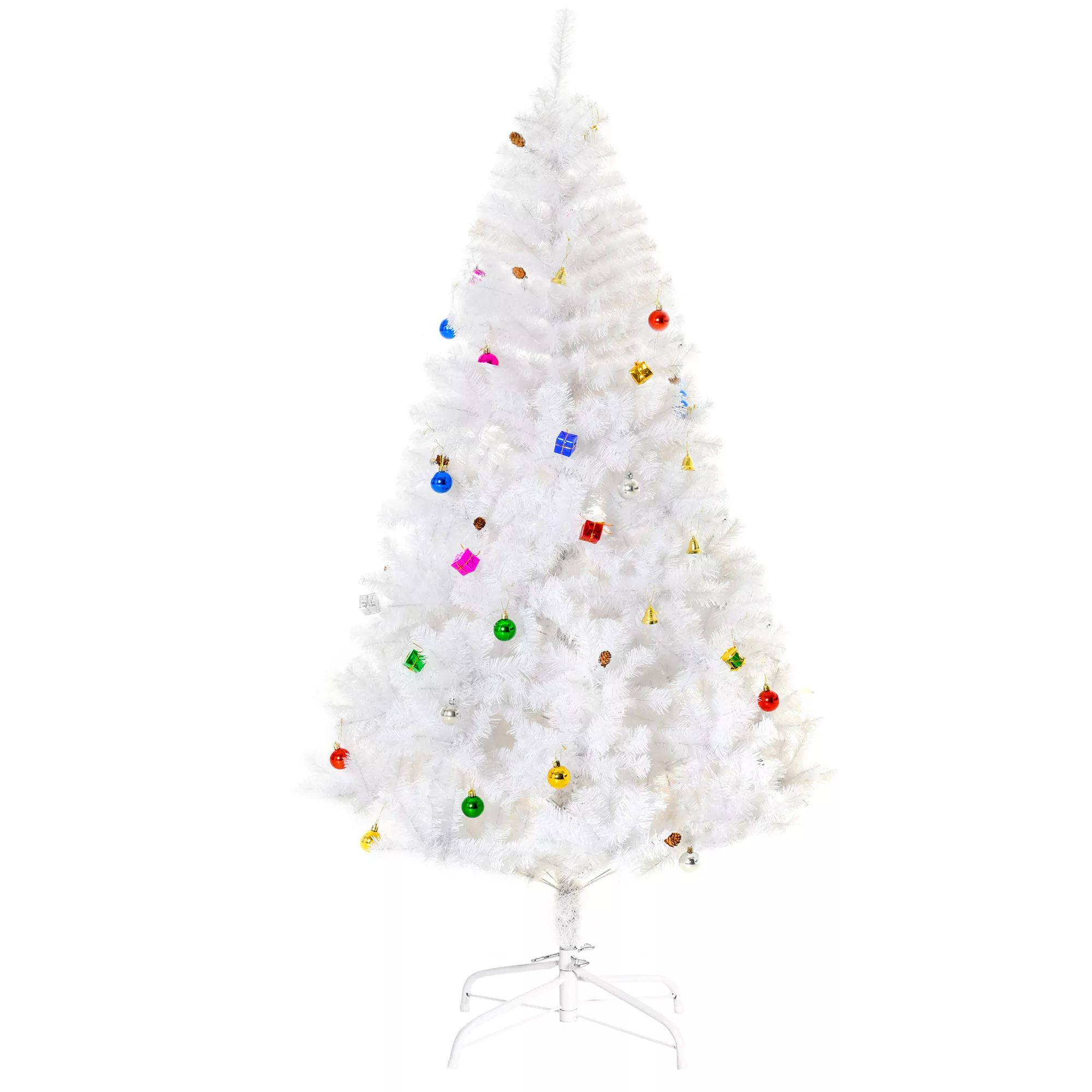 HOMCOM Weihnachtsbaum künstlicher Christbaum Tannenbaum Baum 180cm mit Stän günstig online kaufen