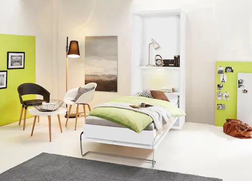 priess Schrankbett »Ancona«, mit Regal und LED-Beleuchtung günstig online kaufen