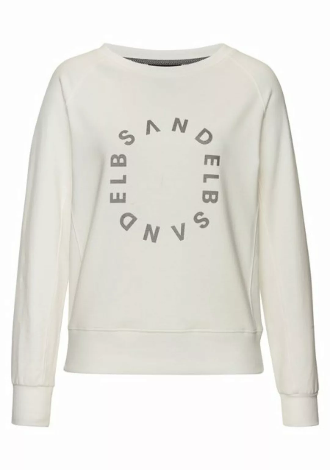 Elbsand Sweatshirt, mit Frontprint, Rundhalsausschnitt, Printpullover, casu günstig online kaufen