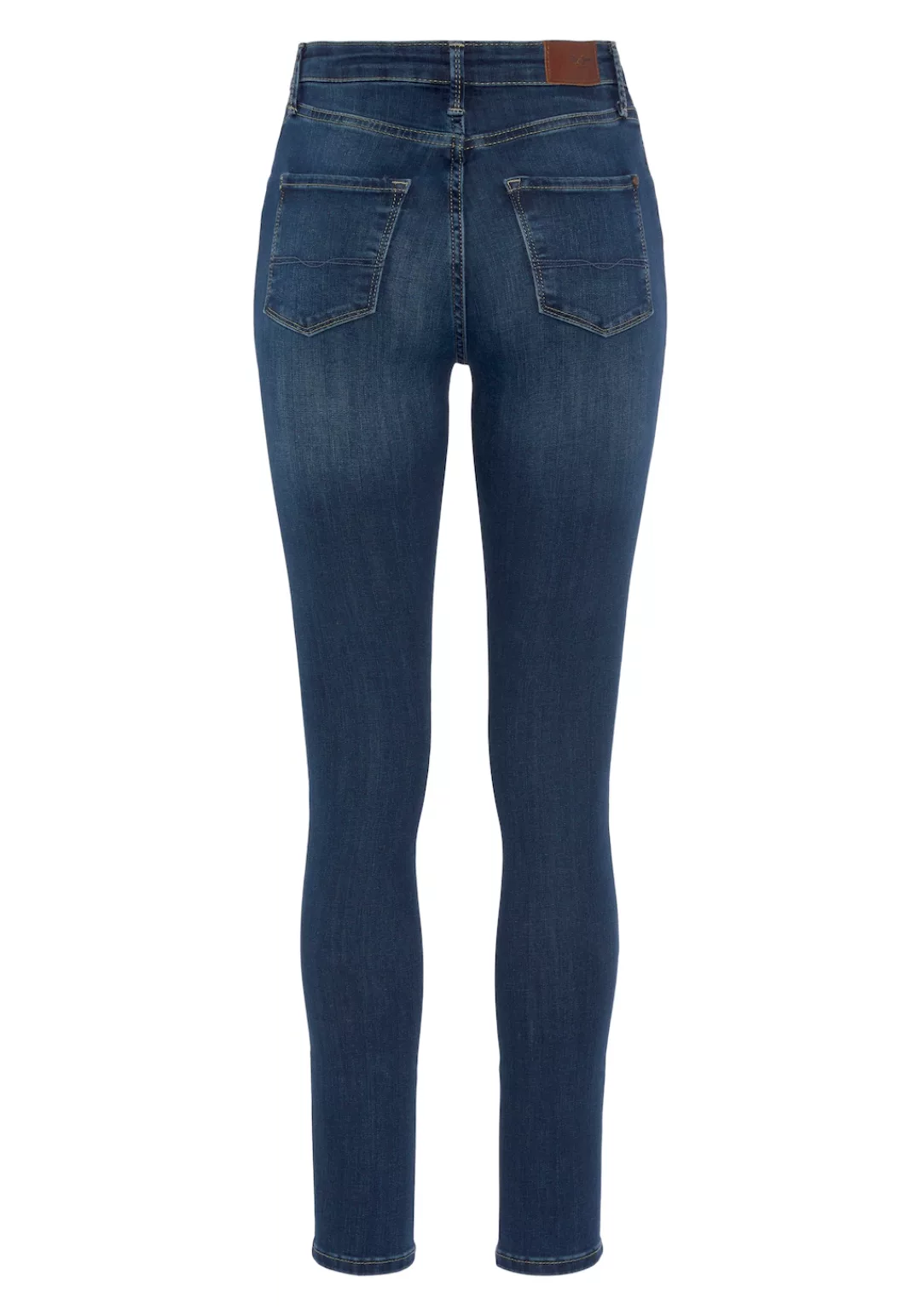 Pepe Jeans Röhrenjeans REGENT in Skinny Passform mit hohem Bund aus seidig günstig online kaufen