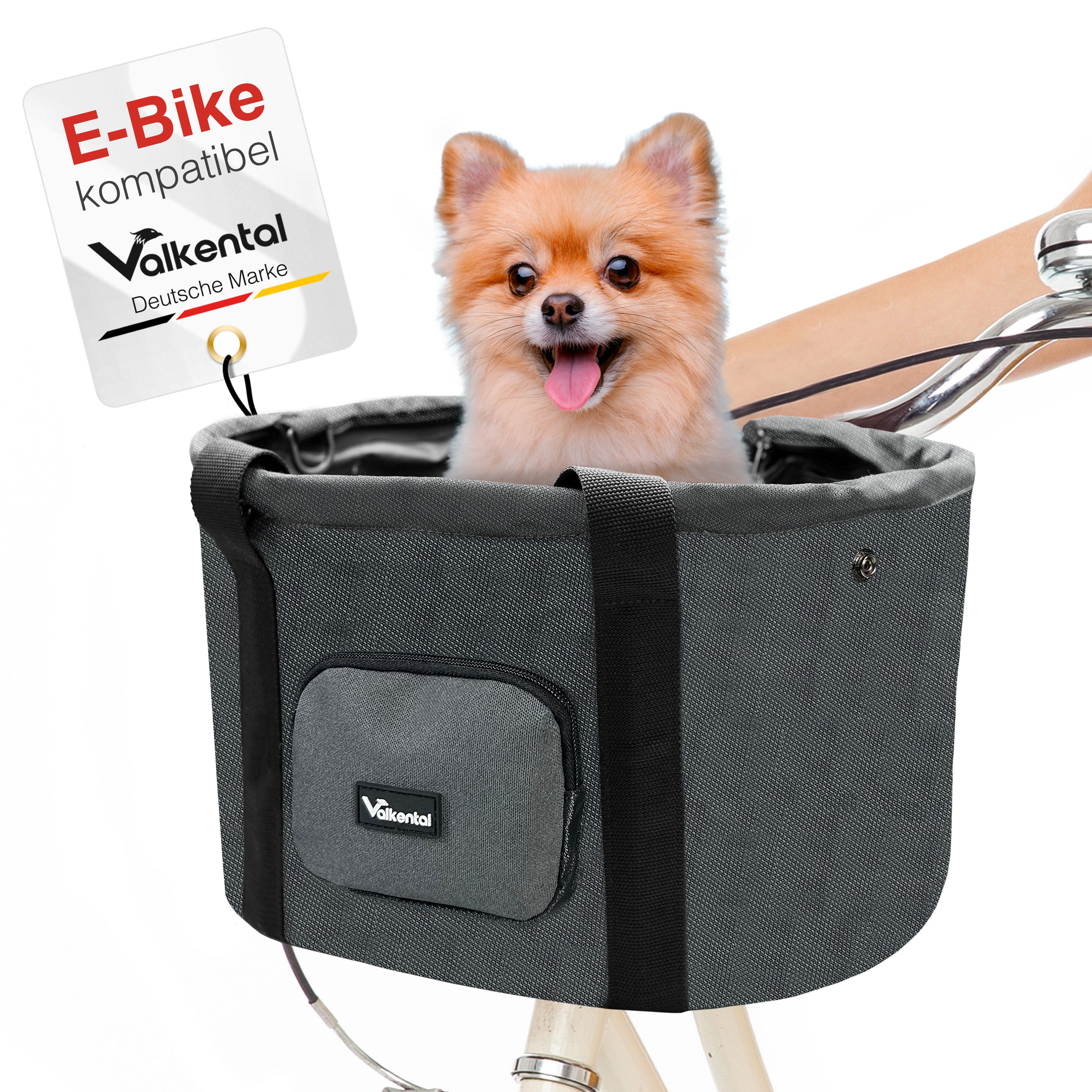 Valkental Tierfahrradkorb Fahrradkorb für Hunde günstig online kaufen