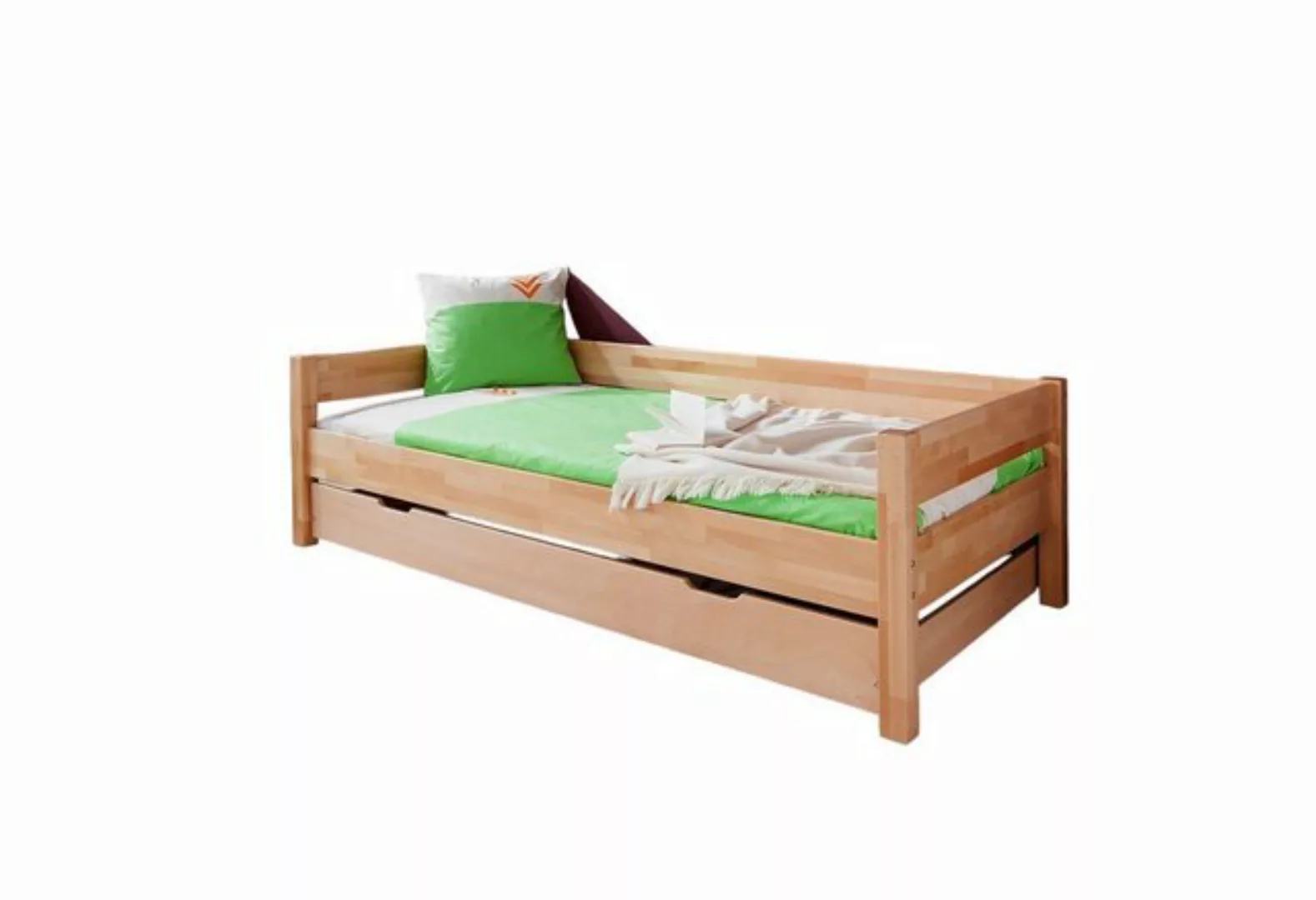 58 aufm Kessel Bettgestell Seniorenbett Gerdi 208x98x63 Kinderbett Massivho günstig online kaufen