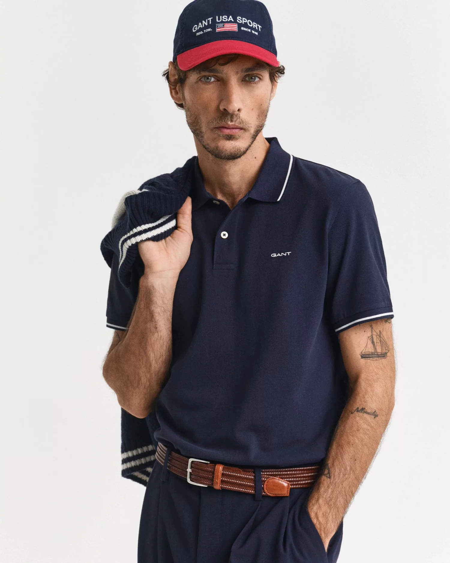 Gant Poloshirt "TIPPING SS PIQUE POLO" günstig online kaufen