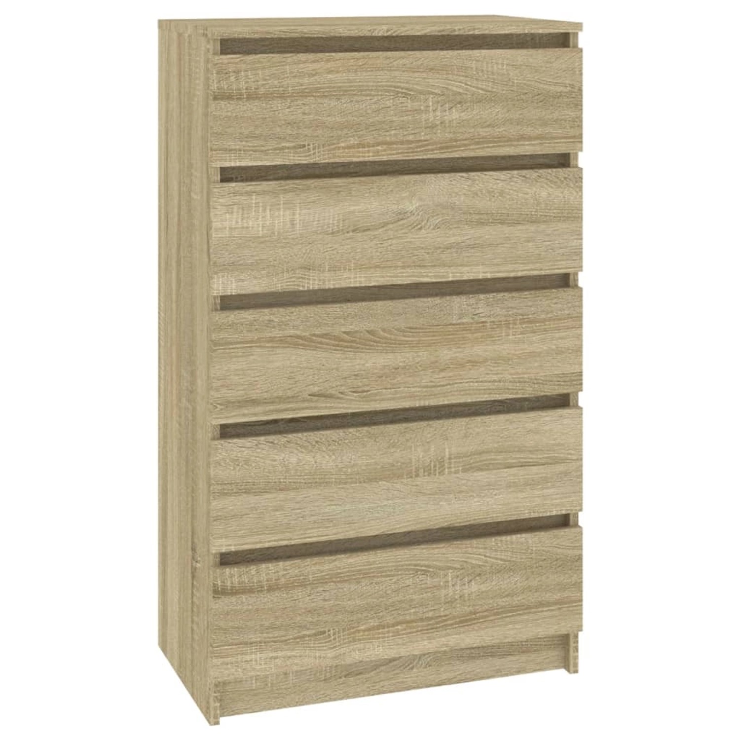 vidaXL Schubladenschrank Sonoma-Eiche 60x36x103 cm Holzwerkstoff günstig online kaufen