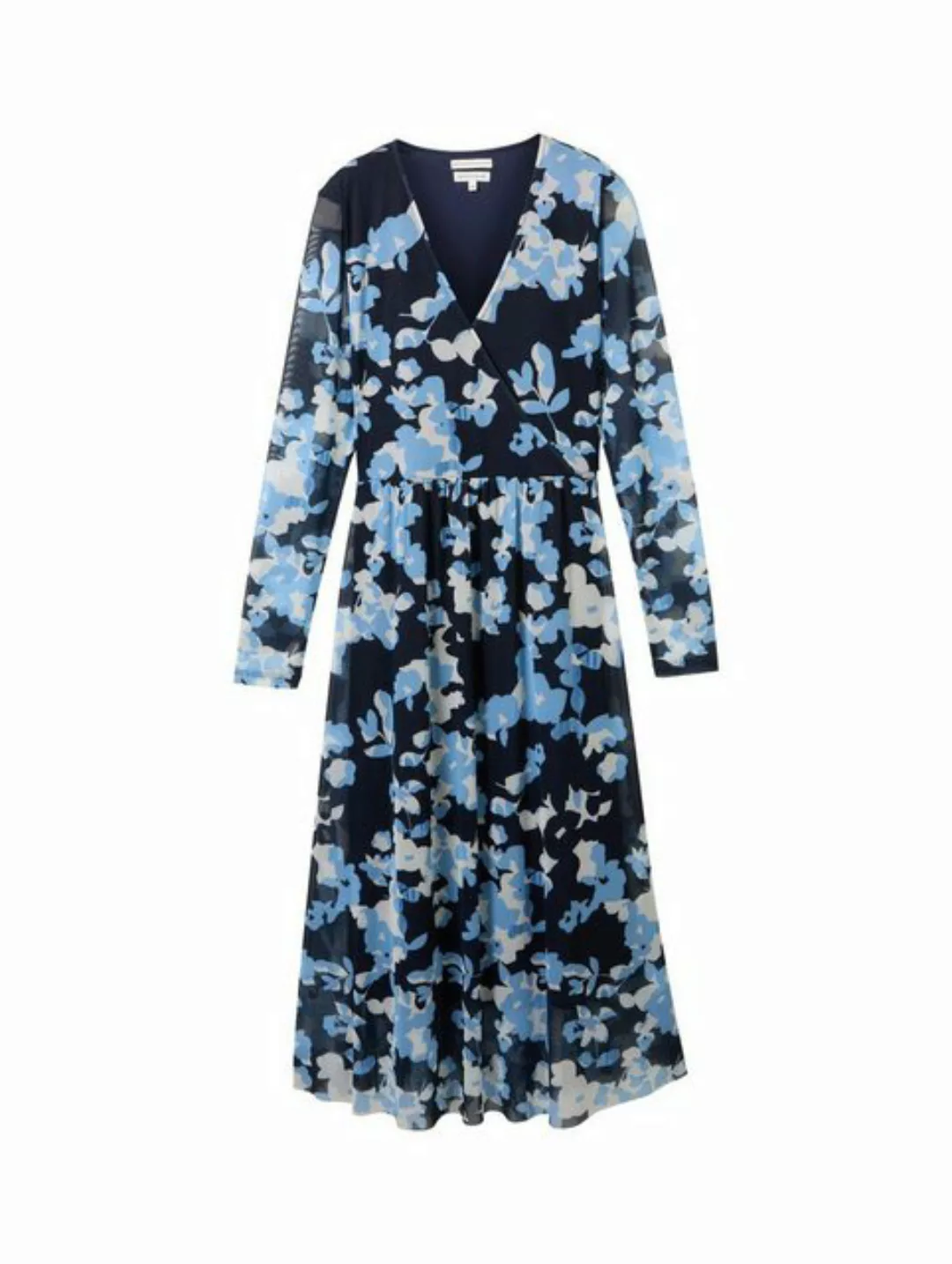 TOM TAILOR Sommerkleid wrapped mesh dress printed günstig online kaufen