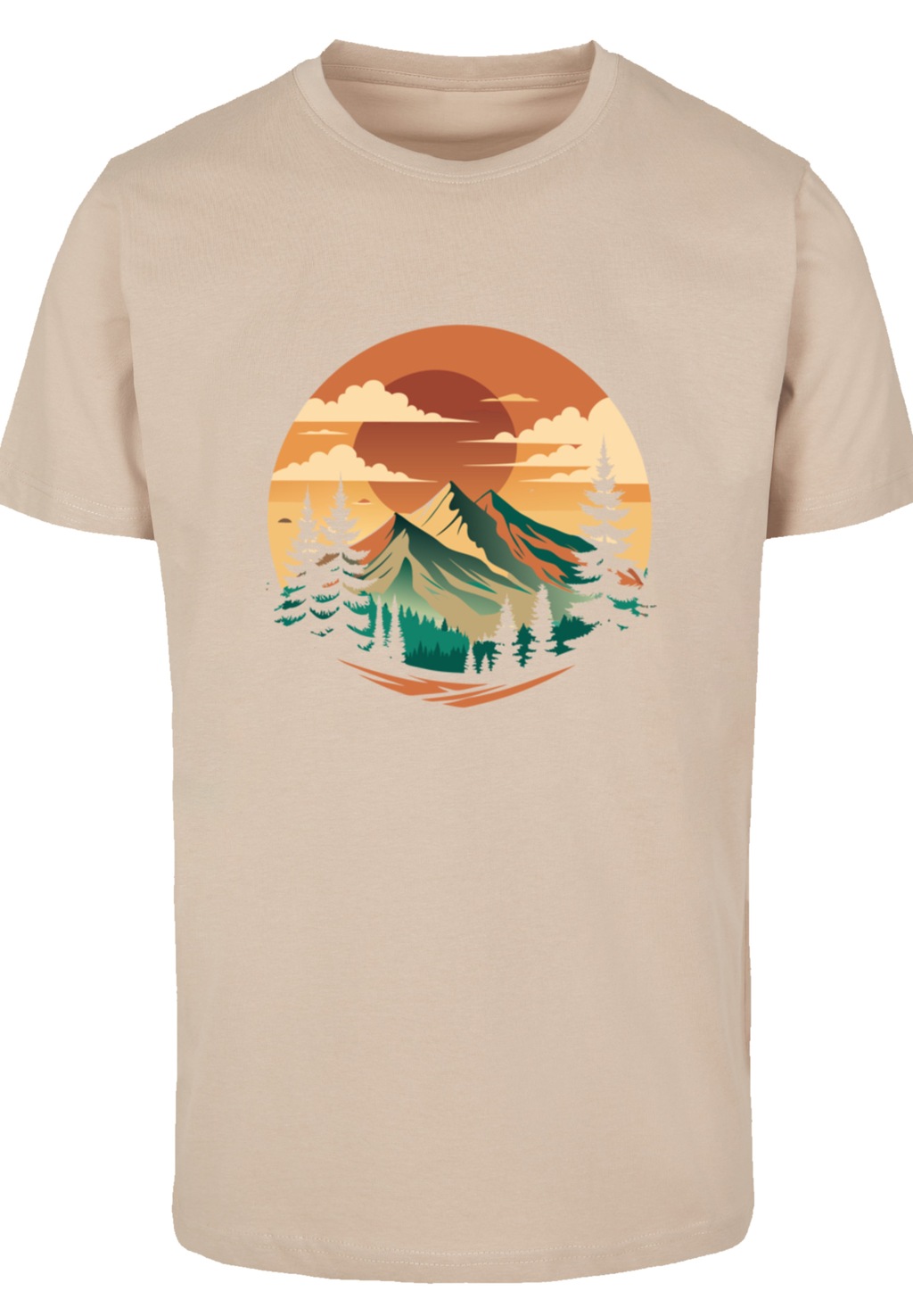 F4NT4STIC T-Shirt "Sonnenuntergang Berglandschaft", Premium Qualität günstig online kaufen