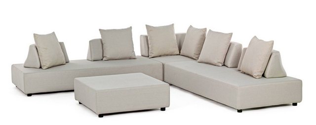 Bizzotto Gartensofa Gartenlounge Sofa Piper mit Kissen und verstellbarer Rü günstig online kaufen