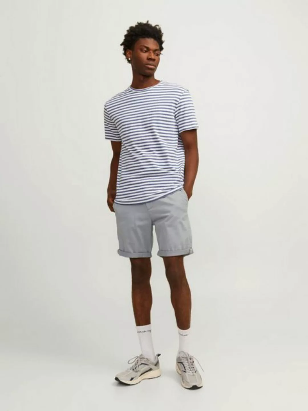 Jack & Jones Chinoshorts "JPSTBOWIE JJSHORTS S", mit Aufschlag günstig online kaufen