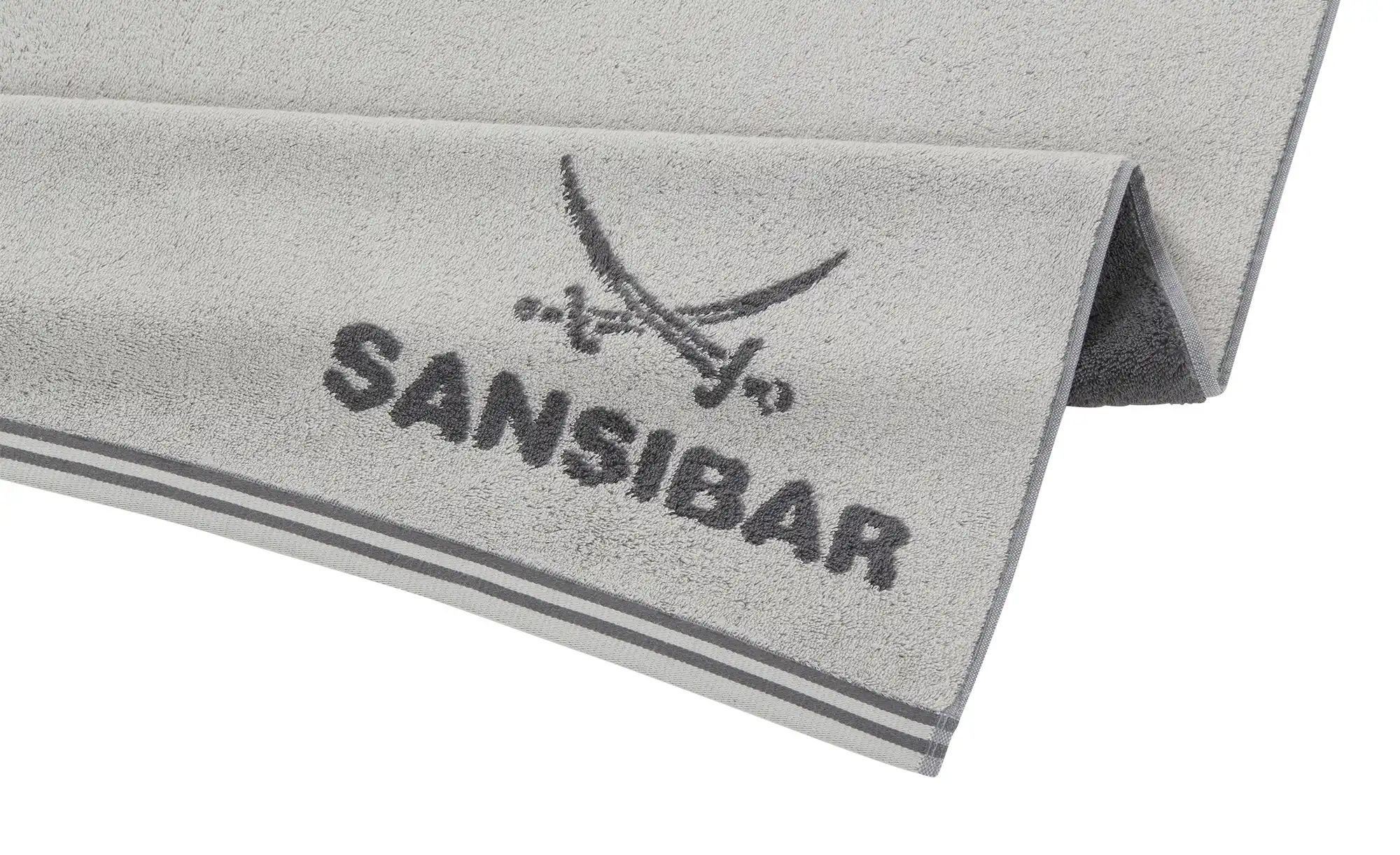 SANSIBAR Sylt Duschtuch  Sansibar ¦ silber ¦ 100% Baumwolle ¦ Maße (cm): B: günstig online kaufen