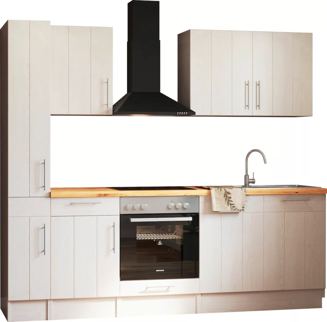 RESPEKTA Küchenzeile "Anton", Breite 240 cm, mit Soft-Close günstig online kaufen