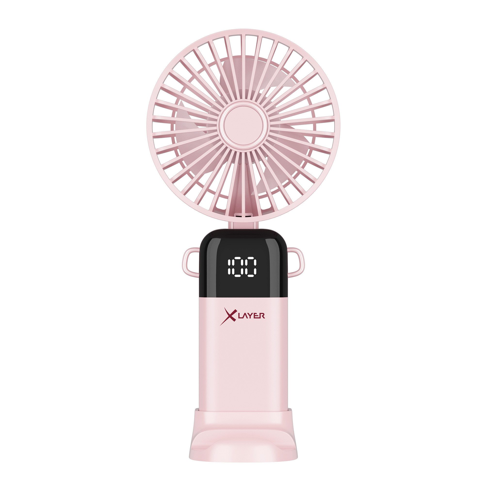 XLAYER Handventilator Handventilator klappbar/wiederaufladbar mit Smartphon günstig online kaufen