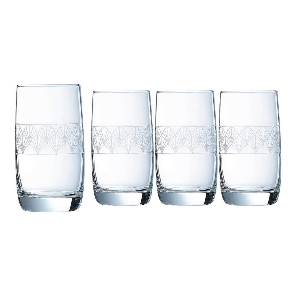 CreaTable Longdrinkglas 4er-Set Paradisio transparent günstig online kaufen