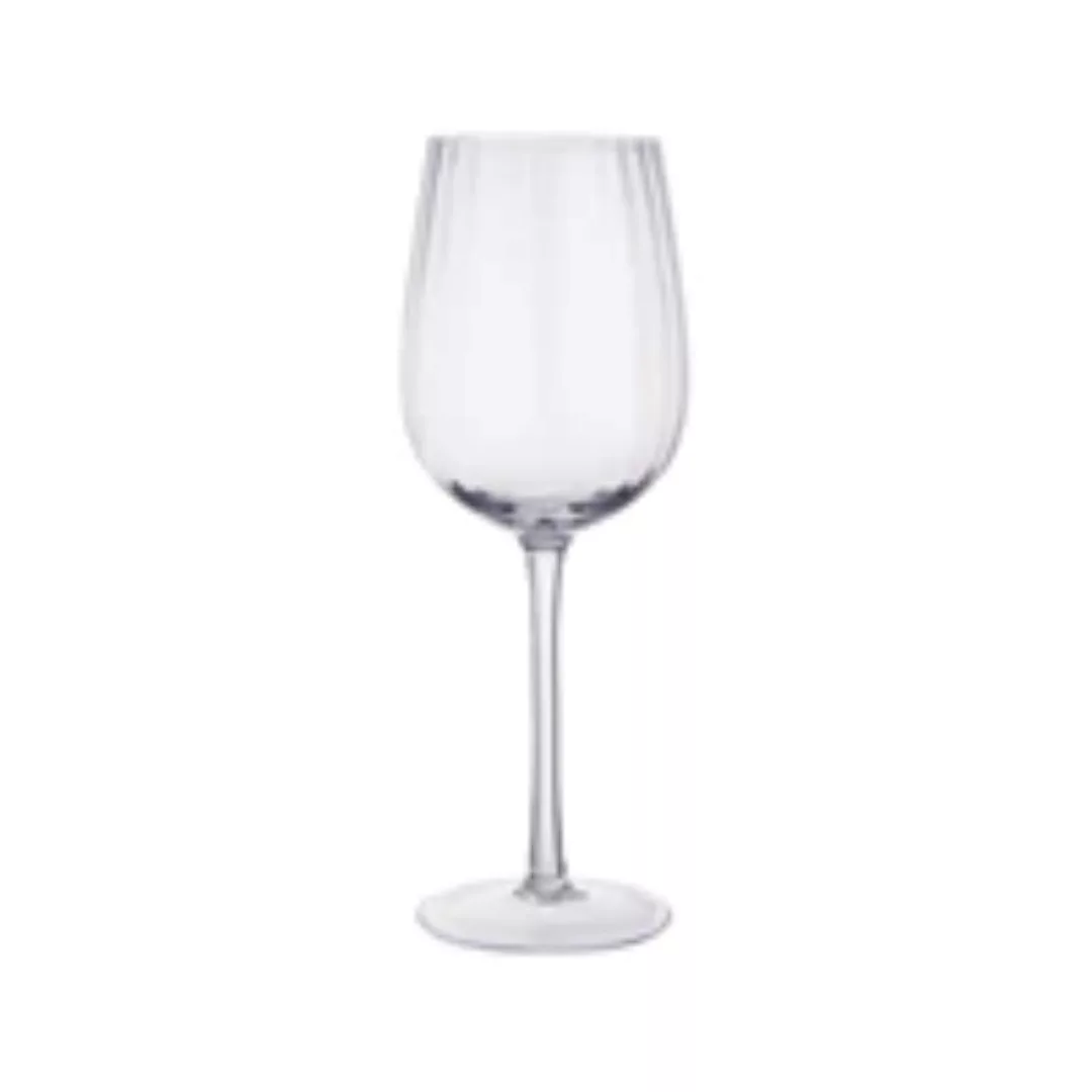 MODERN TIMES Weißweinglas mit Rillen 400ml günstig online kaufen