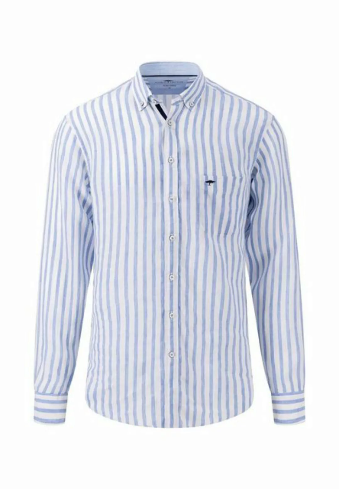 FYNCH-HATTON Langarmhemd Herren Leinenhemd Casual Fit Langarm (1-tlg) günstig online kaufen