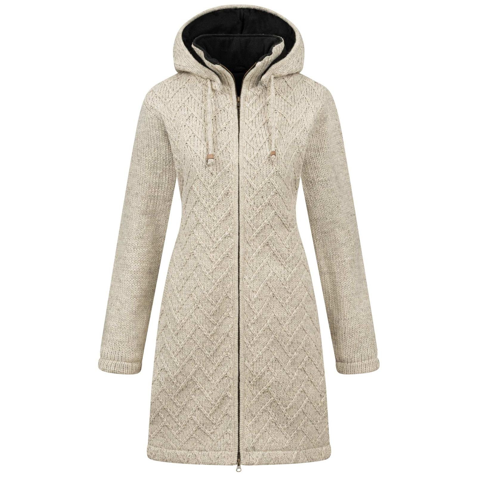 ALMHUBER Longstrickjacke ALMHUBER Damen Strickjacke Kurzmantel günstig online kaufen