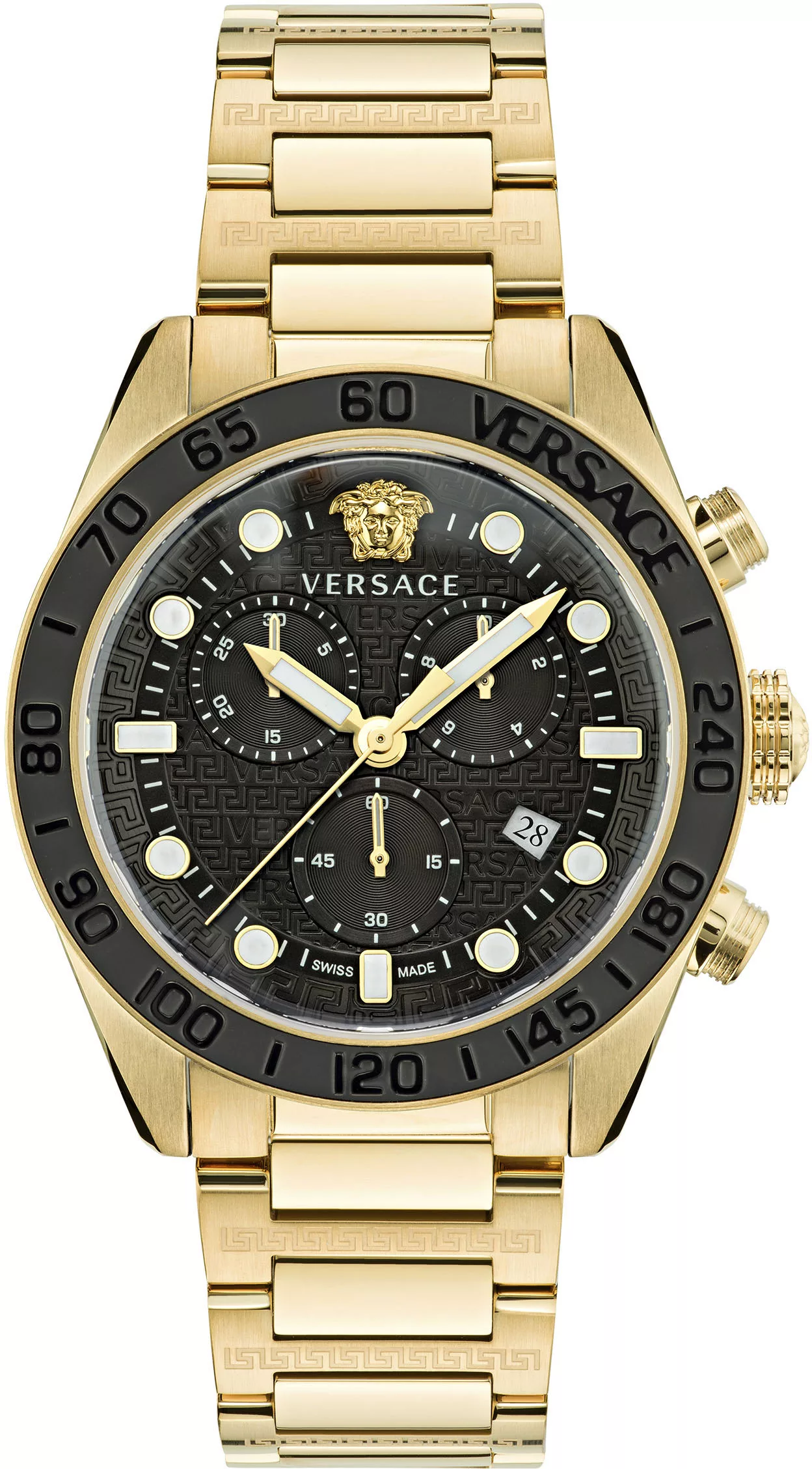 Versace Chronograph »GRECA DOME CHRONO, VE6K00523«, Quarzuhr, Armbanduhr, H günstig online kaufen